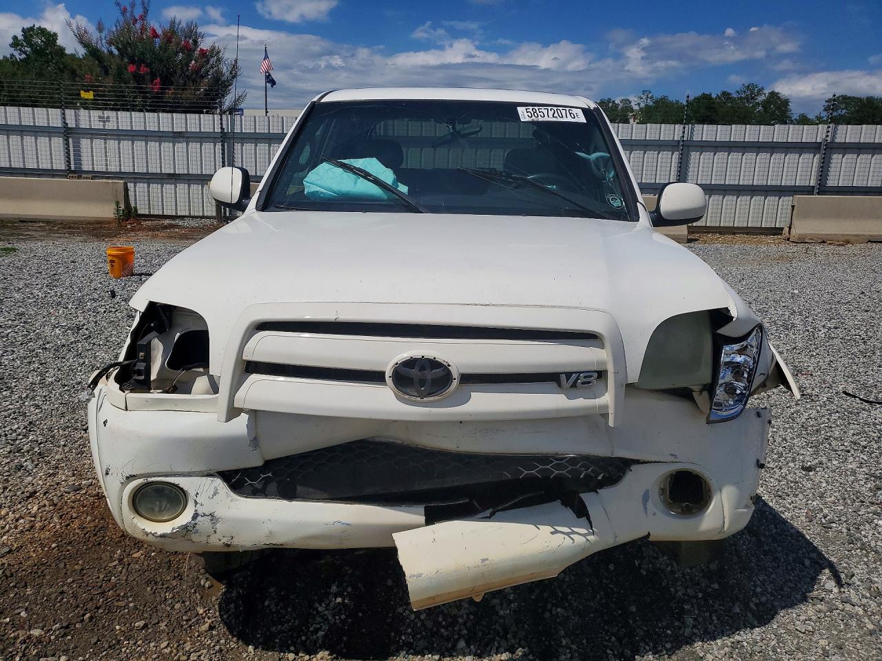 2004 Toyota Tundra Double Cab Limited White vin: 5TBET38124S441832