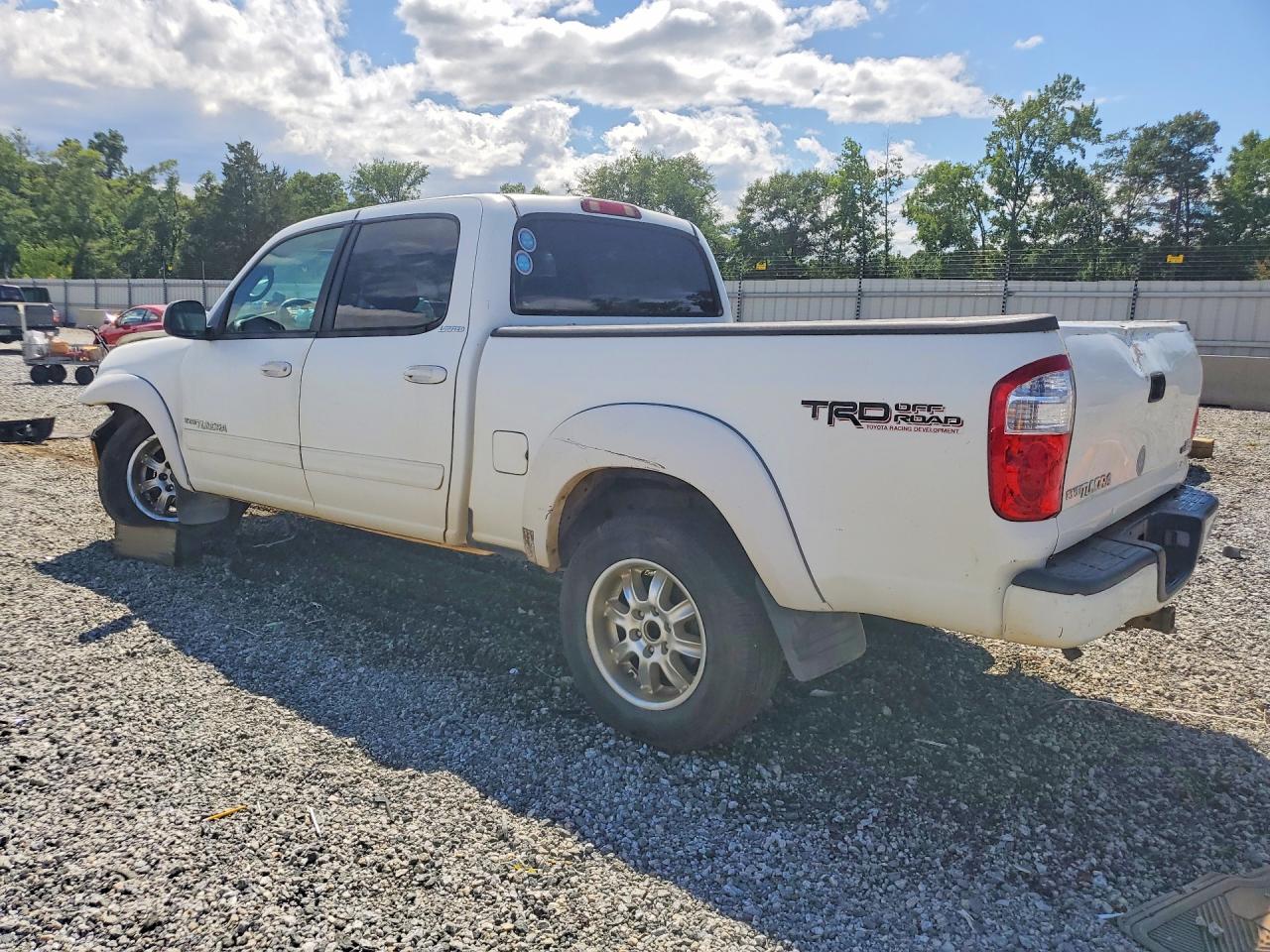 2004 Toyota Tundra Double Cab Limited White vin: 5TBET38124S441832