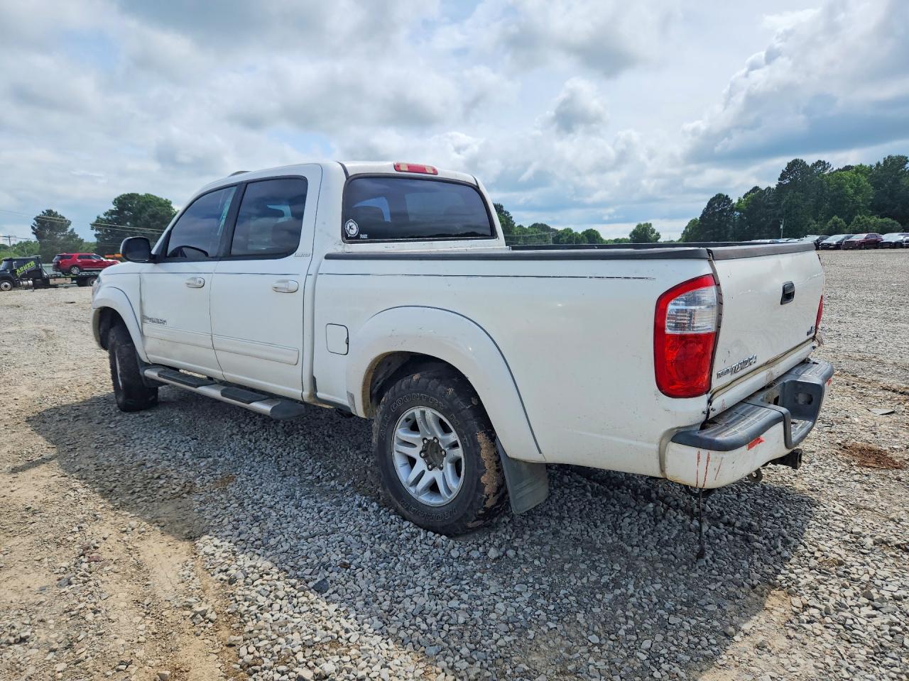 2004 Toyota Tundra Double Cab Limited White vin: 5TBET38164S447441