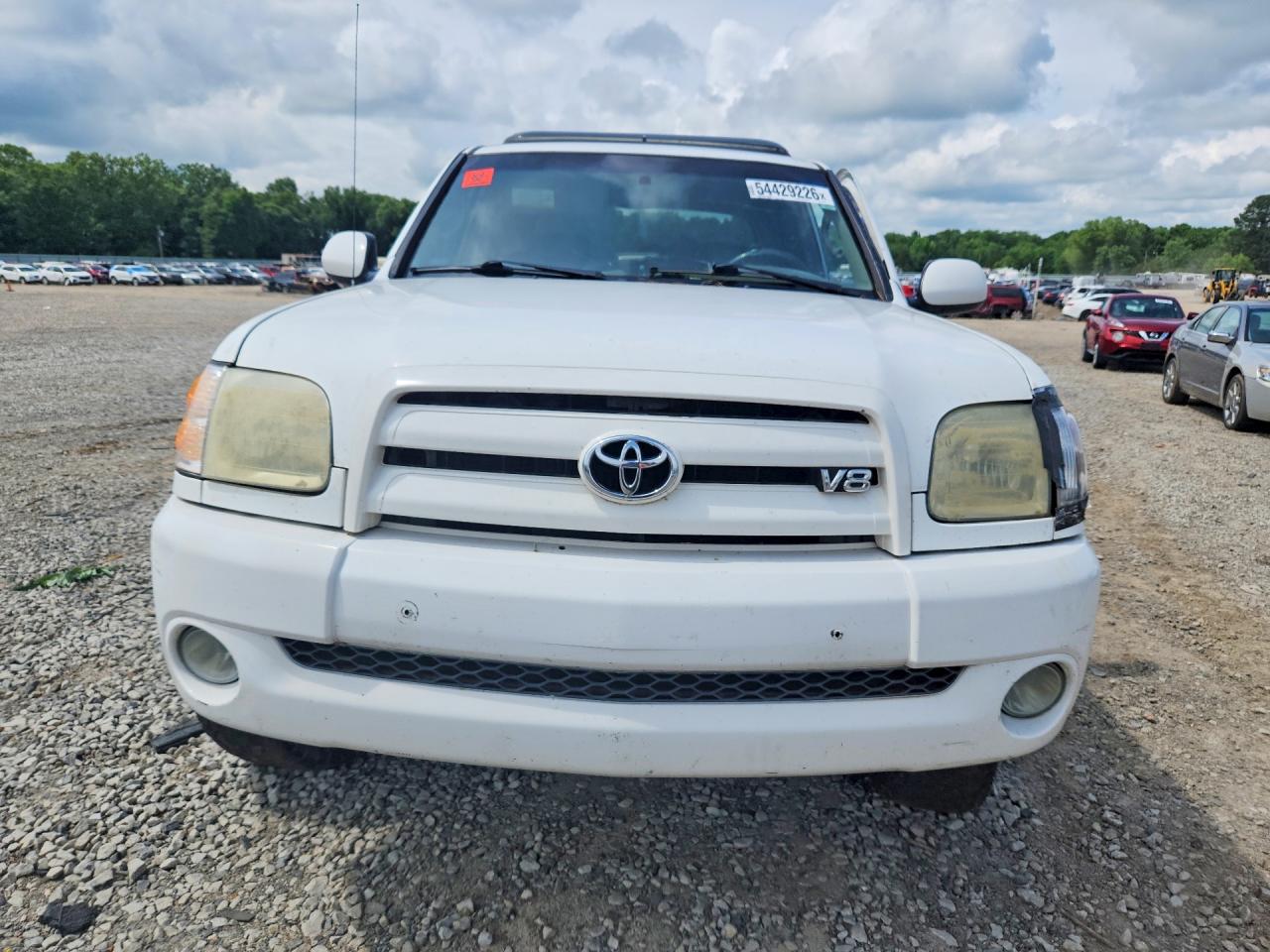 2004 Toyota Tundra Double Cab Limited White vin: 5TBET38164S447441