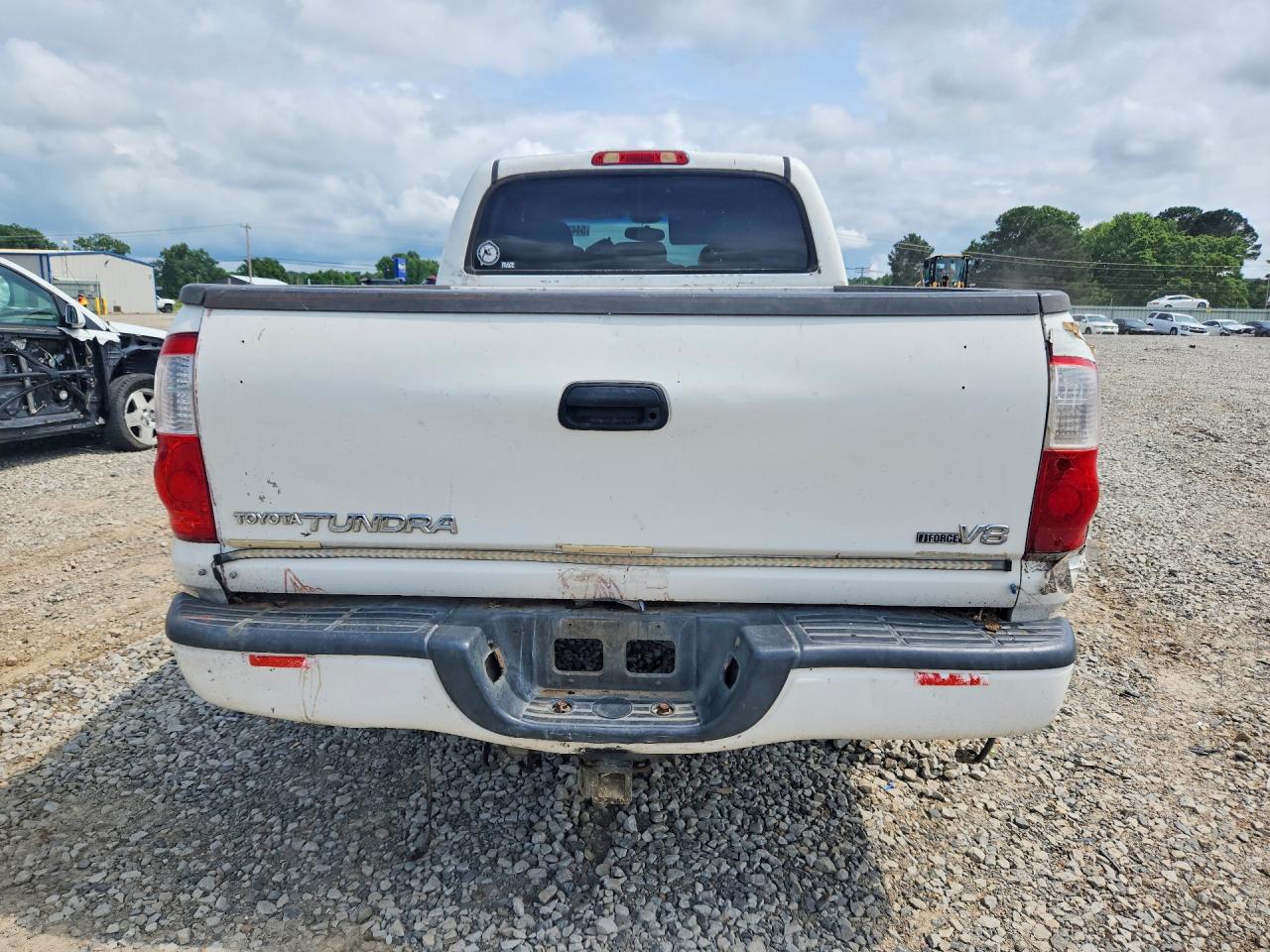 2004 Toyota Tundra Double Cab Limited White vin: 5TBET38164S447441