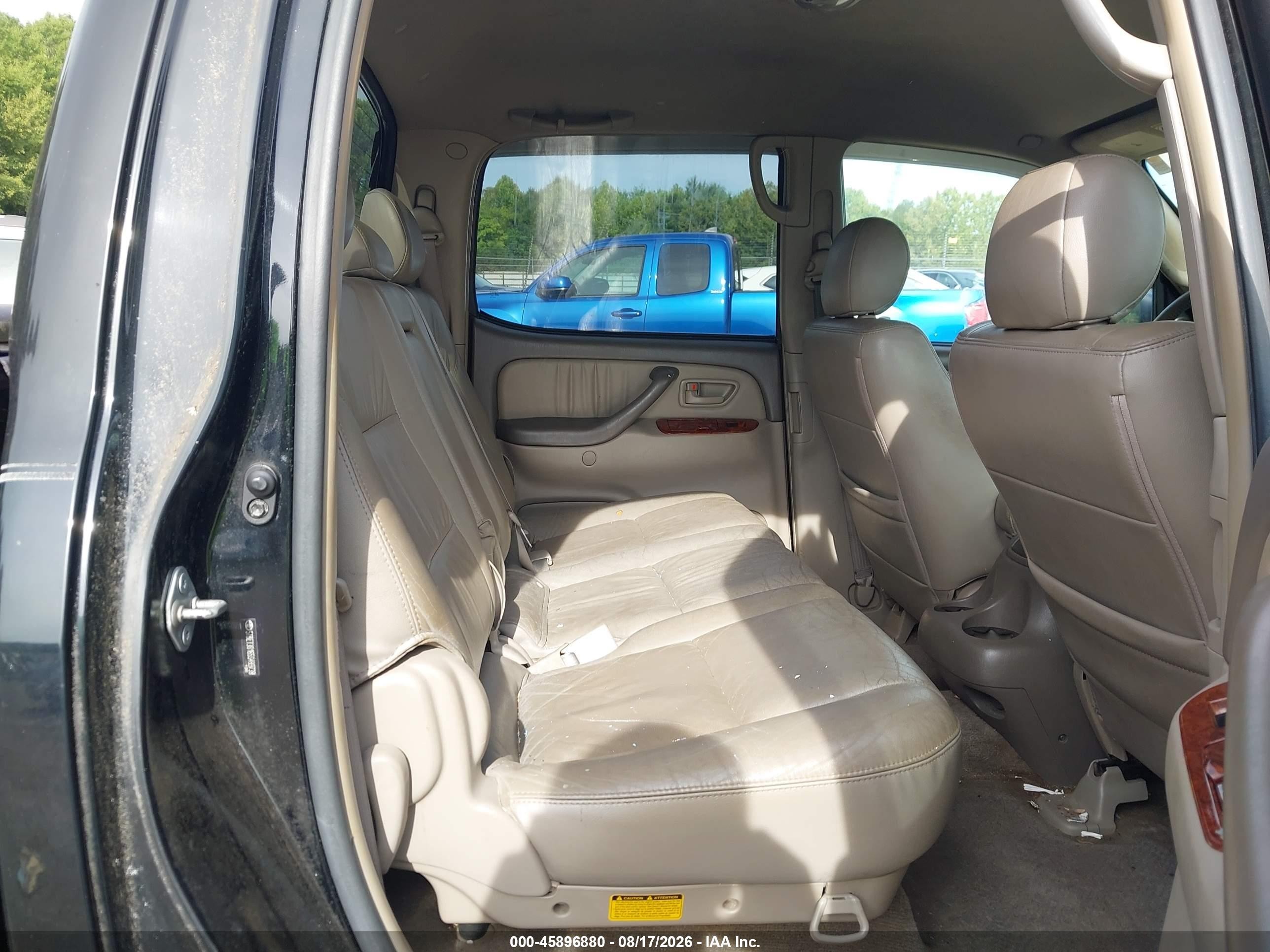 2005 Toyota Tundra Limited V8 Черный vin: 5TBET38165S489738