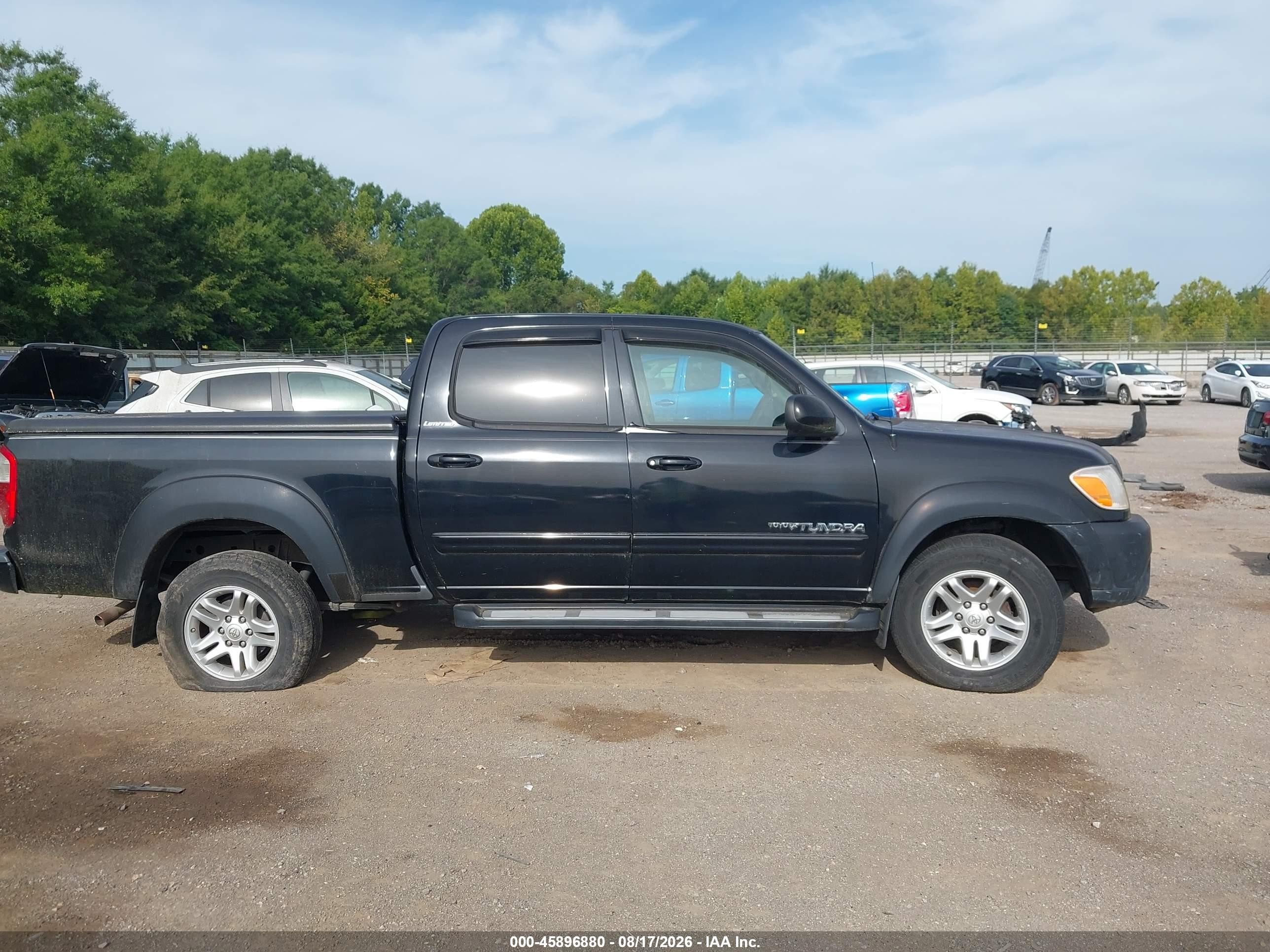 2005 Toyota Tundra Limited V8 Черный vin: 5TBET38165S489738