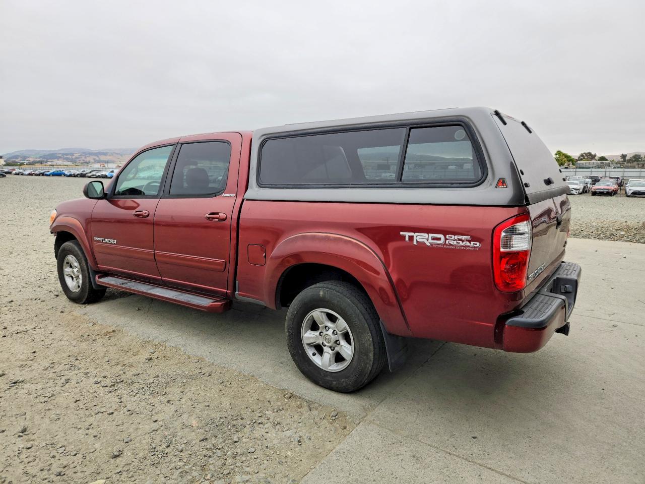 2006 Toyota Tundra Double Cab Limited Maroon vin: 5TBET38166S514574