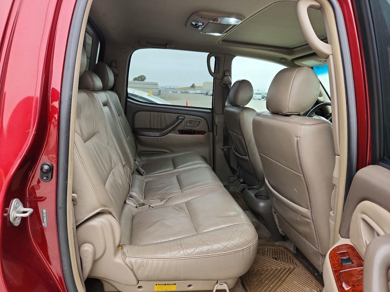 2006 Toyota Tundra Double Cab Limited Maroon vin: 5TBET38166S514574