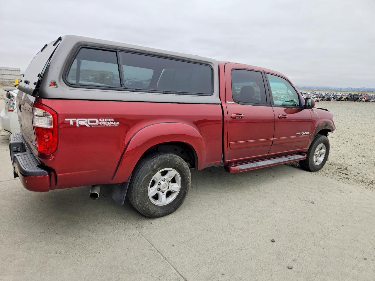 2006 Toyota Tundra Double Cab Limited Maroon vin: 5TBET38166S514574