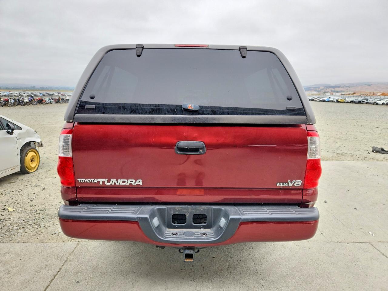 2006 Toyota Tundra Double Cab Limited Maroon vin: 5TBET38166S514574