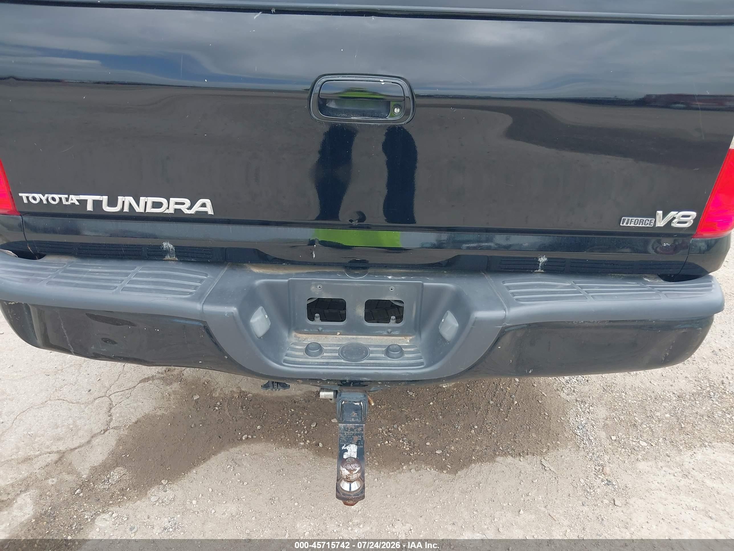2006 Toyota Tundra Limited V8 Black vin: 5TBET38166S533576