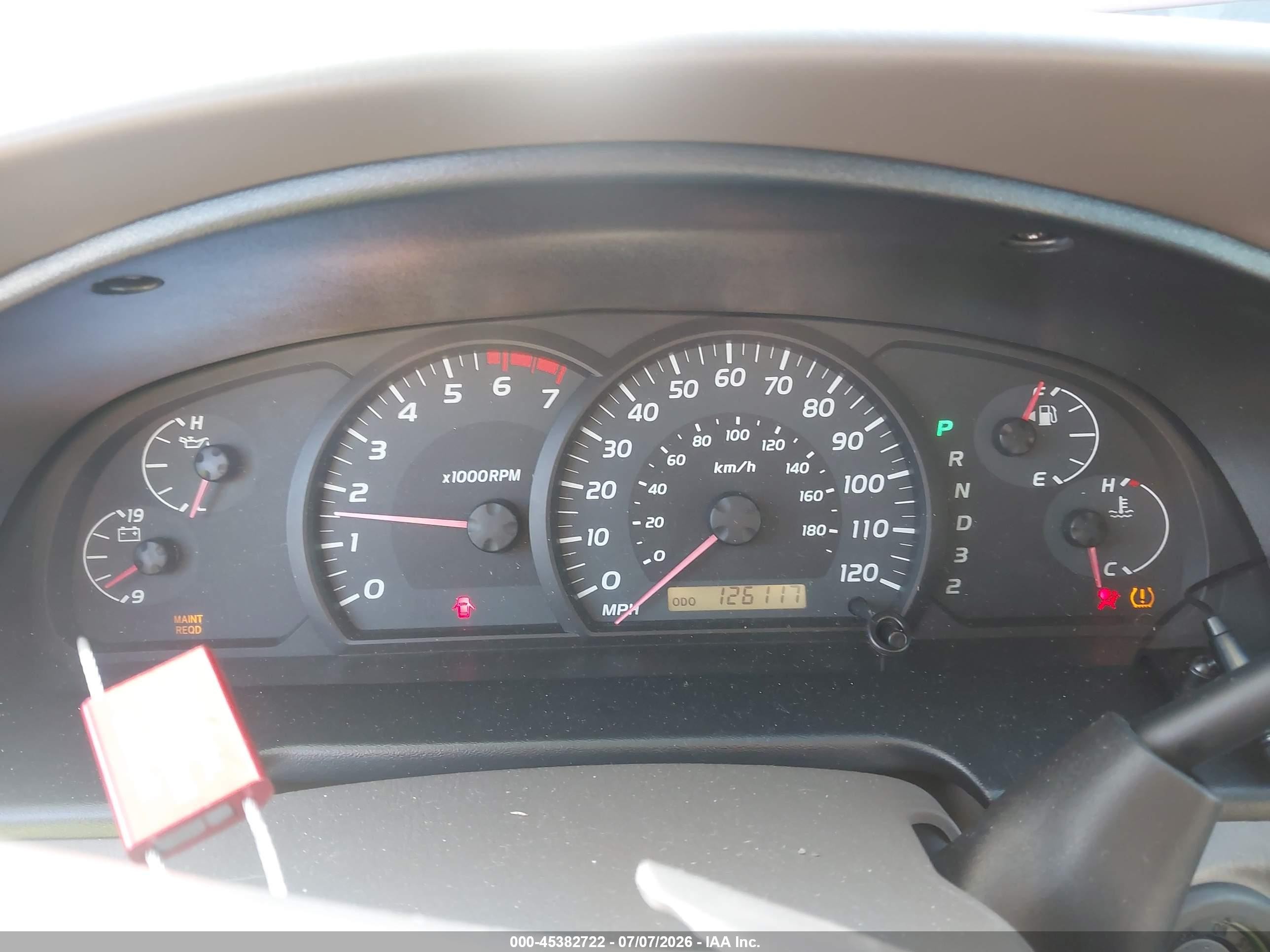 2006 Toyota Tundra Limited V8 Red vin: 5TBET38196S511202