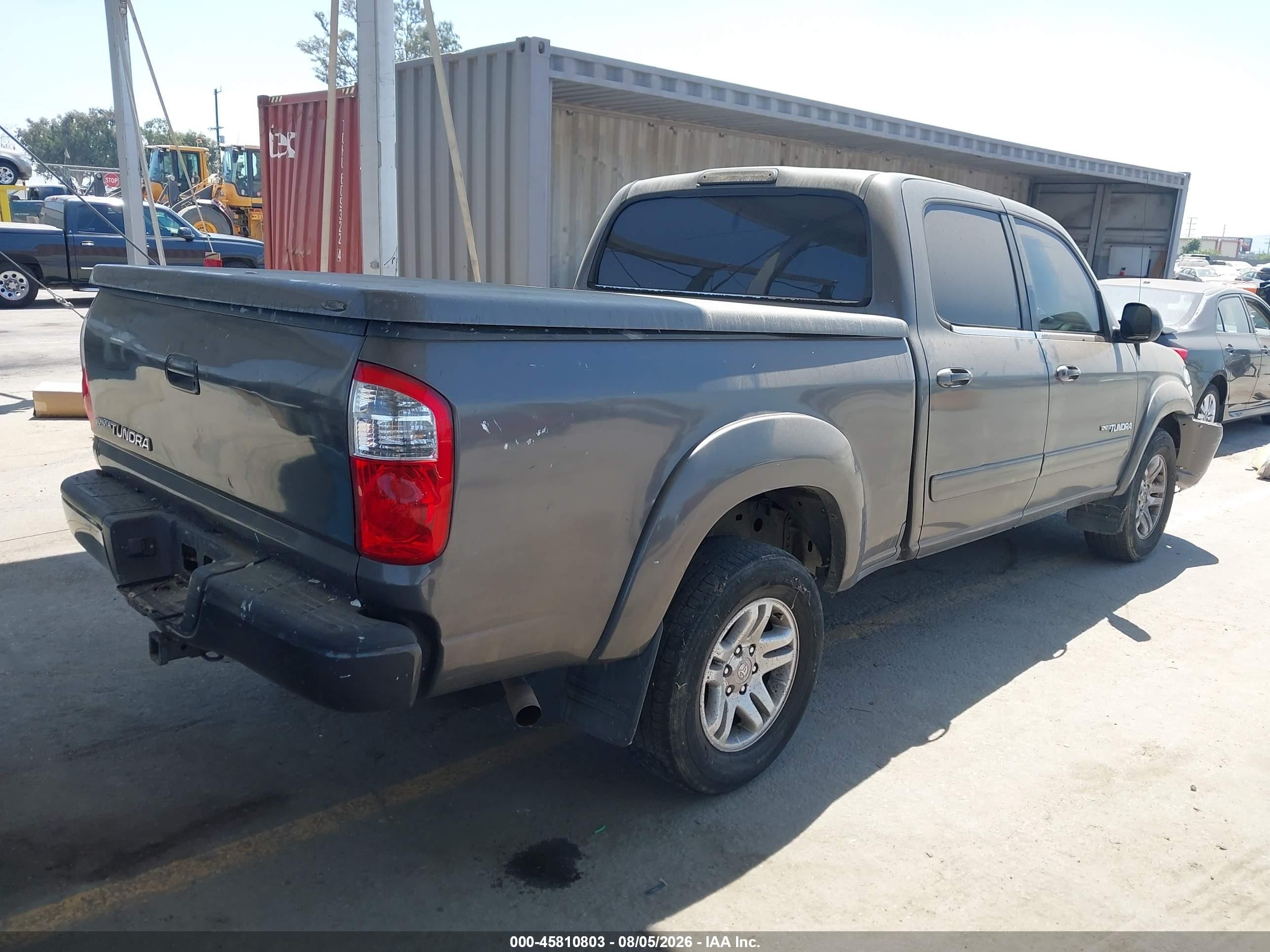 2004 Toyota Tundra Limited V8 Gray vin: 5TBET381X4S459883