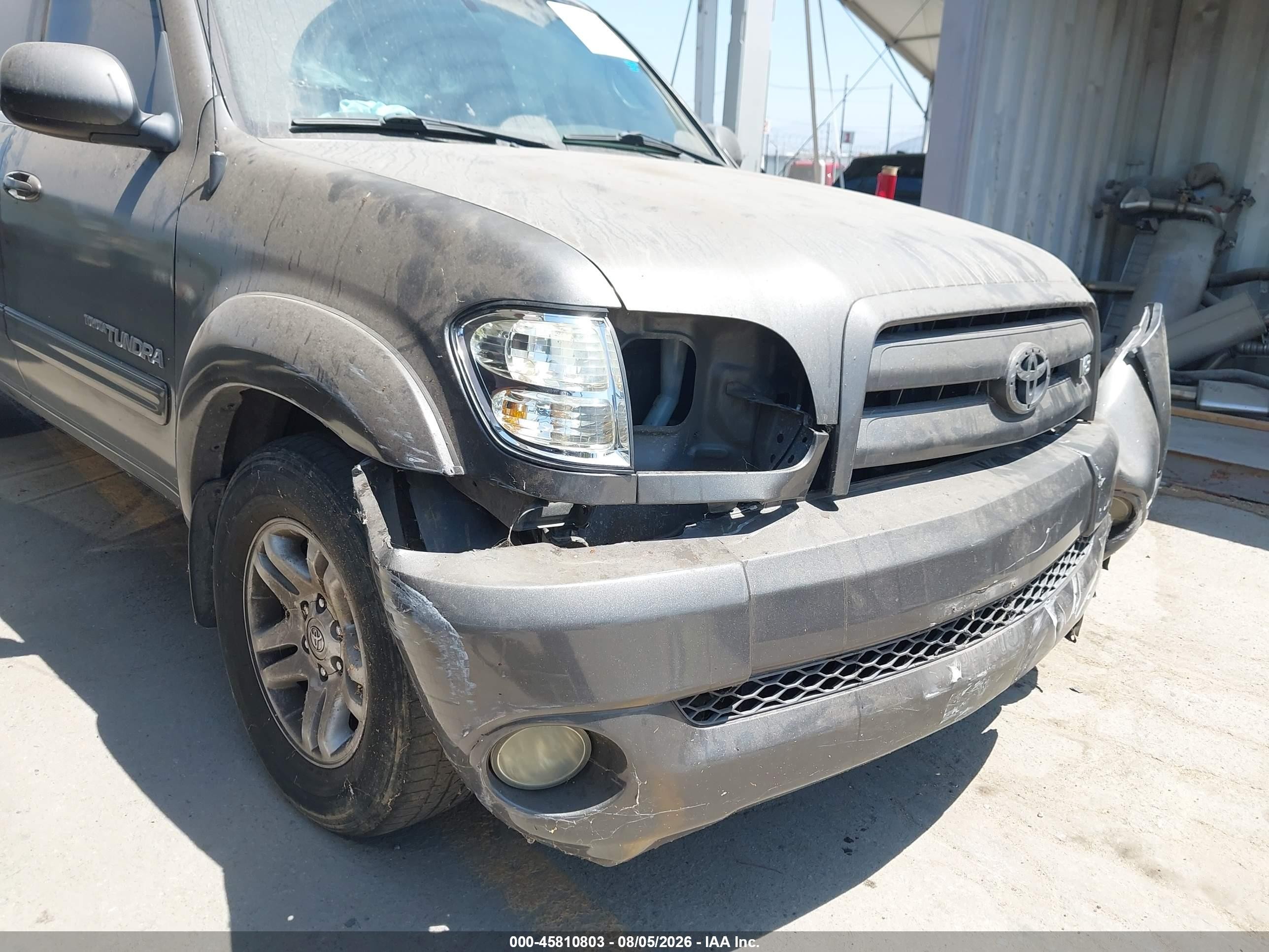 2004 Toyota Tundra Limited V8 Gray vin: 5TBET381X4S459883