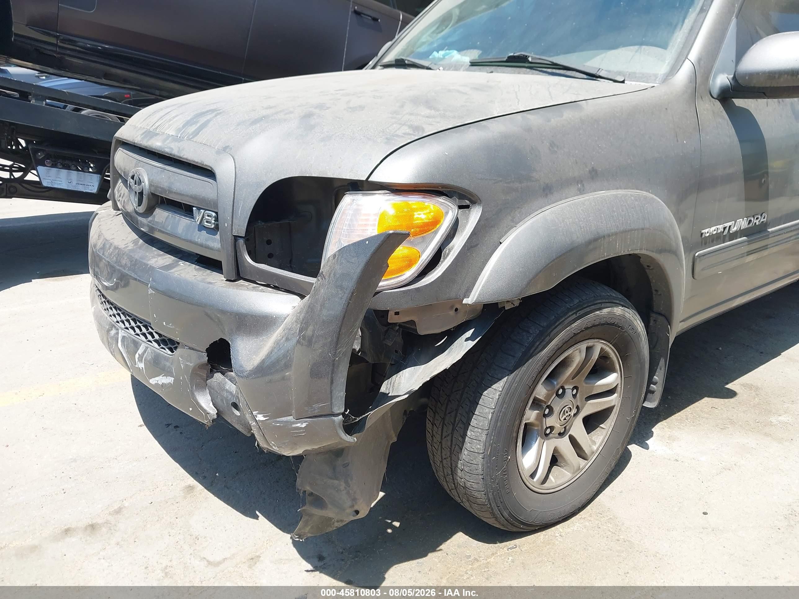 2004 Toyota Tundra Limited V8 Gray vin: 5TBET381X4S459883
