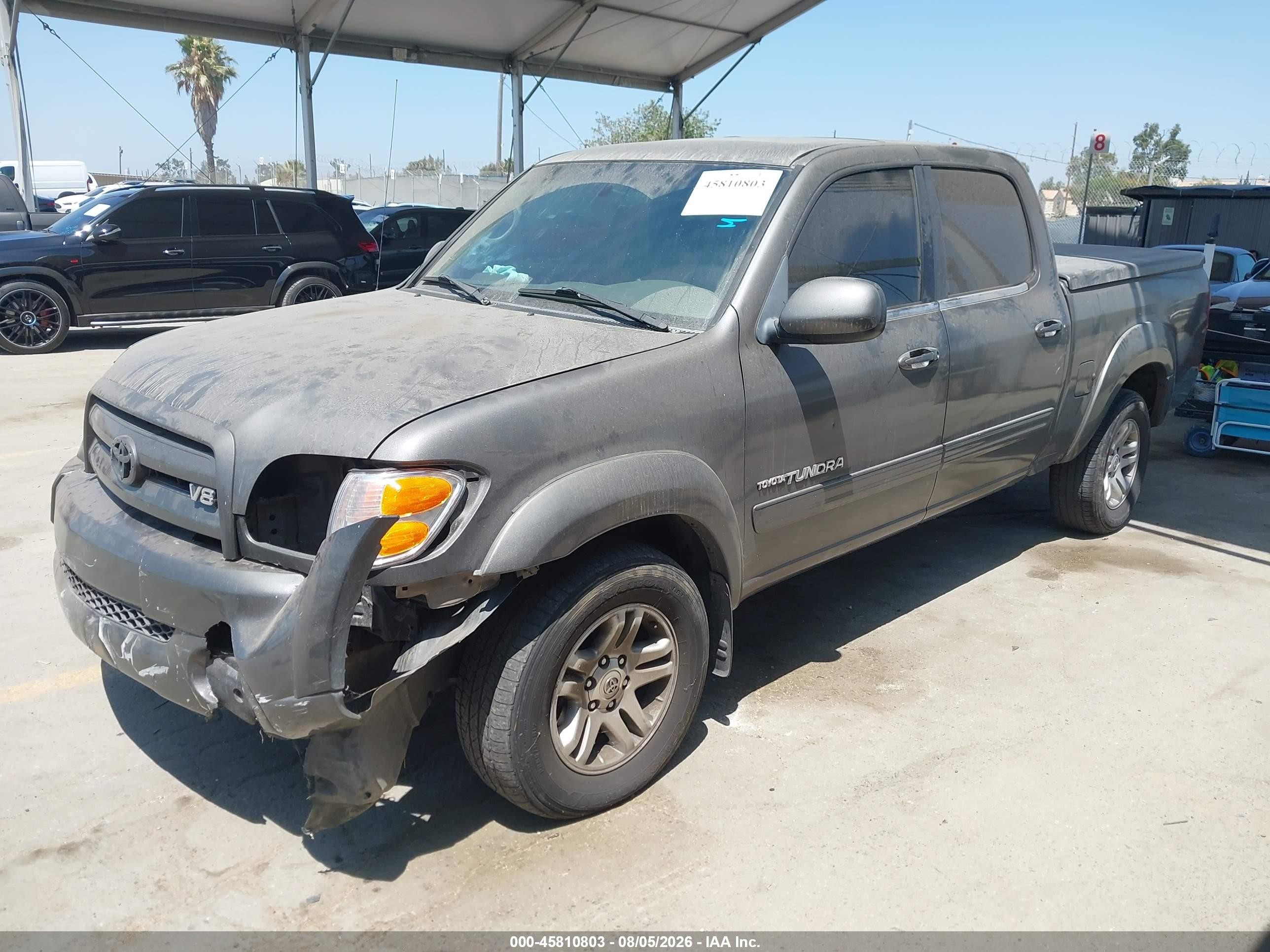 2004 Toyota Tundra Limited V8 Gray vin: 5TBET381X4S459883