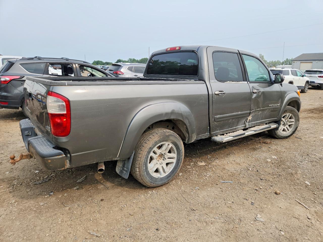 2005 Toyota Tundra Double Cab Limited Gray vin: 5TBET381X5S485398