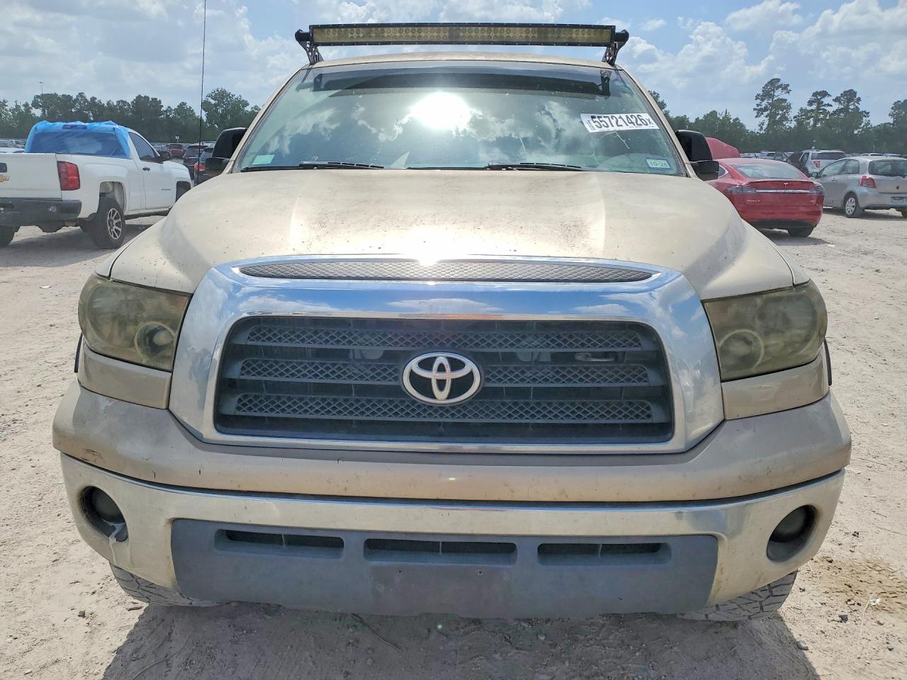 2007 Toyota Tundra Crewmax Sr5 Желто-коричневый vin: 5TBET54107S456528
