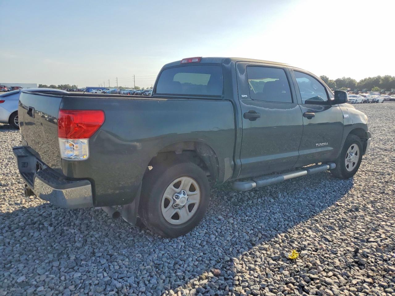 2007 Toyota Tundra Green vin: 5TBEV54107S472416