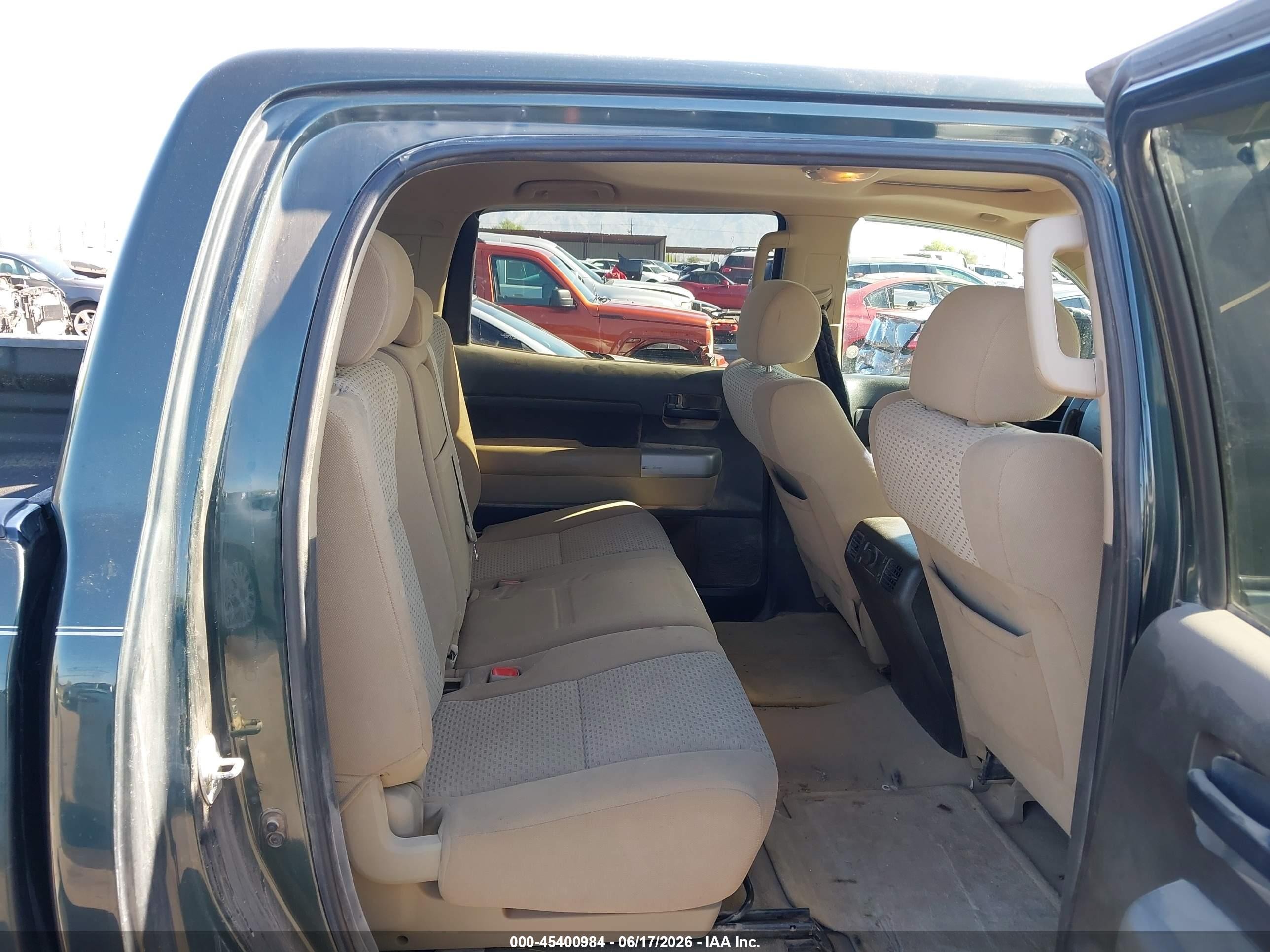 2007 Toyota Tundra Sr5 5.7l V8 Green vin: 5TBEV54137S468893