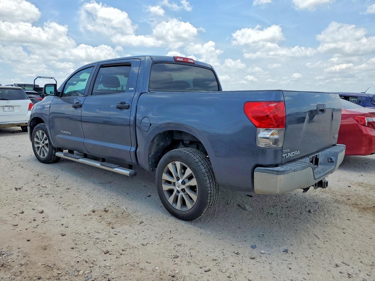 2007 Toyota Tundra Crewmax Sr5 Blue vin: 5TBEV54157S460469