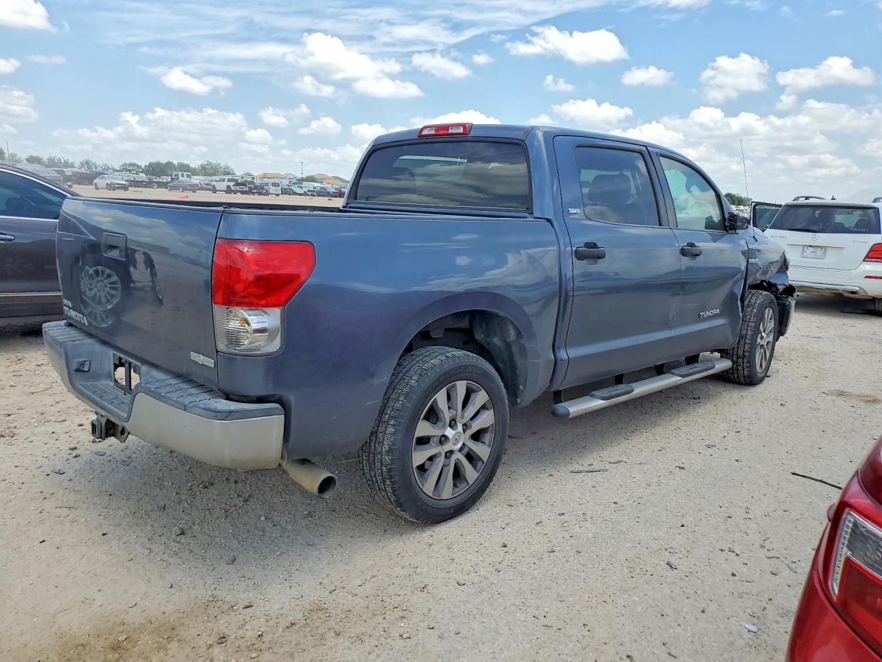 2007 Toyota Tundra Crewmax Sr5 Blue vin: 5TBEV54157S460469