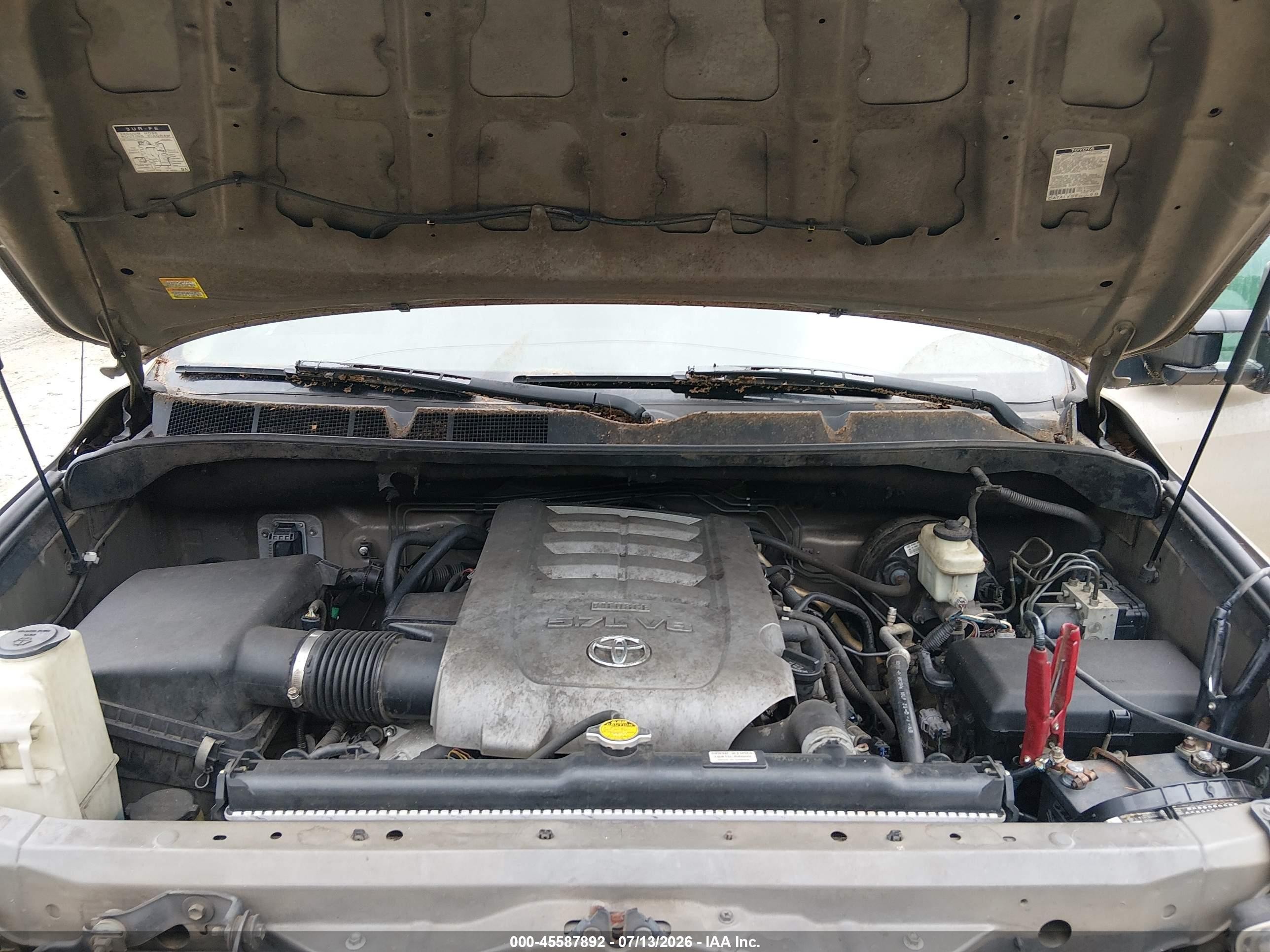 2007 Toyota Tundra Sr5 5.7l V8 Gold vin: 5TBEV54177S461574