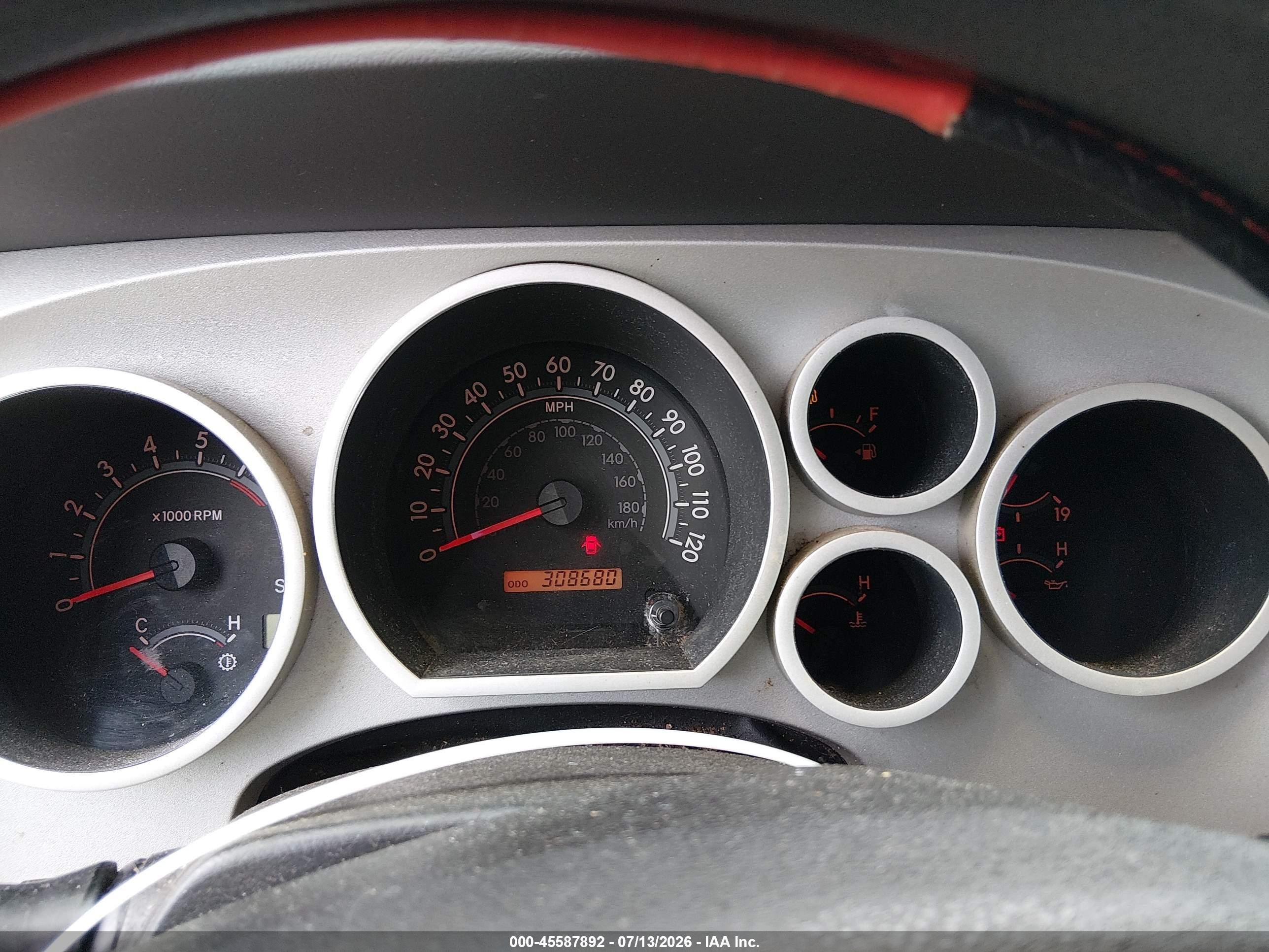 2007 Toyota Tundra Sr5 5.7l V8 Gold vin: 5TBEV54177S461574