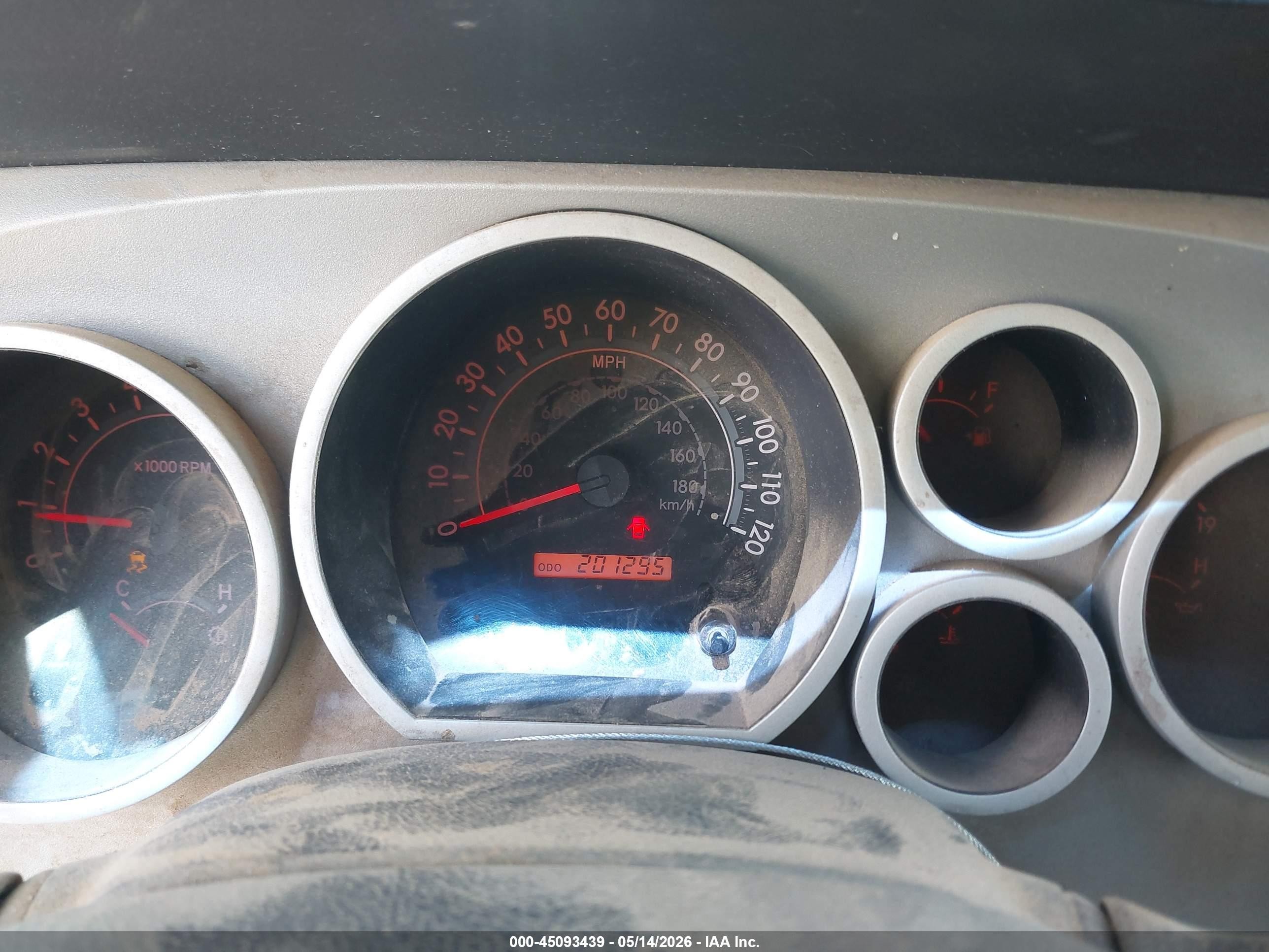 2008 Toyota Tundra Sr5 5.7l V8 Gray vin: 5TBEV54178S475167