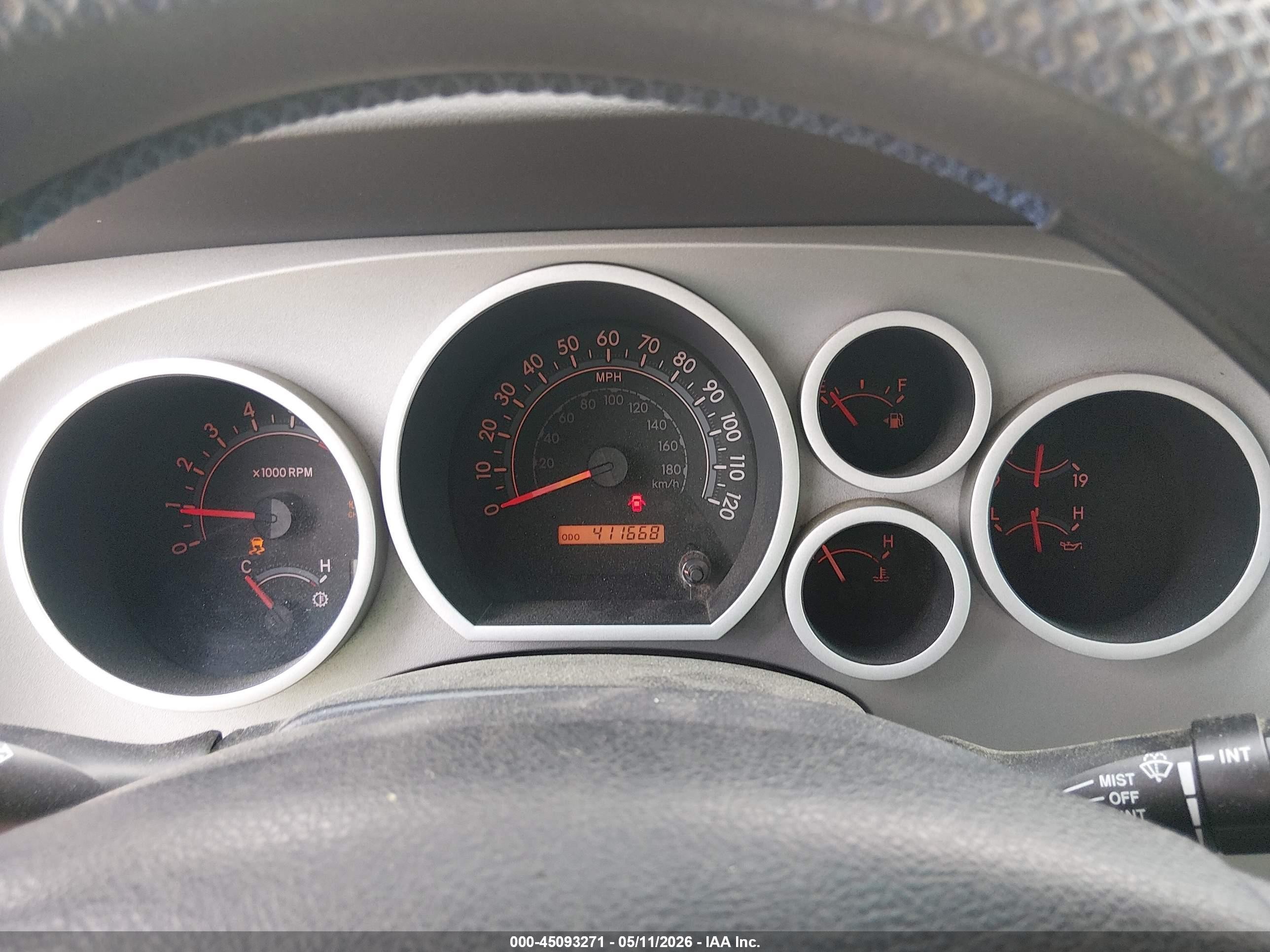 2008 Toyota Tundra Sr5 5.7l V8 Dark Blue vin: 5TBEV54178S478313