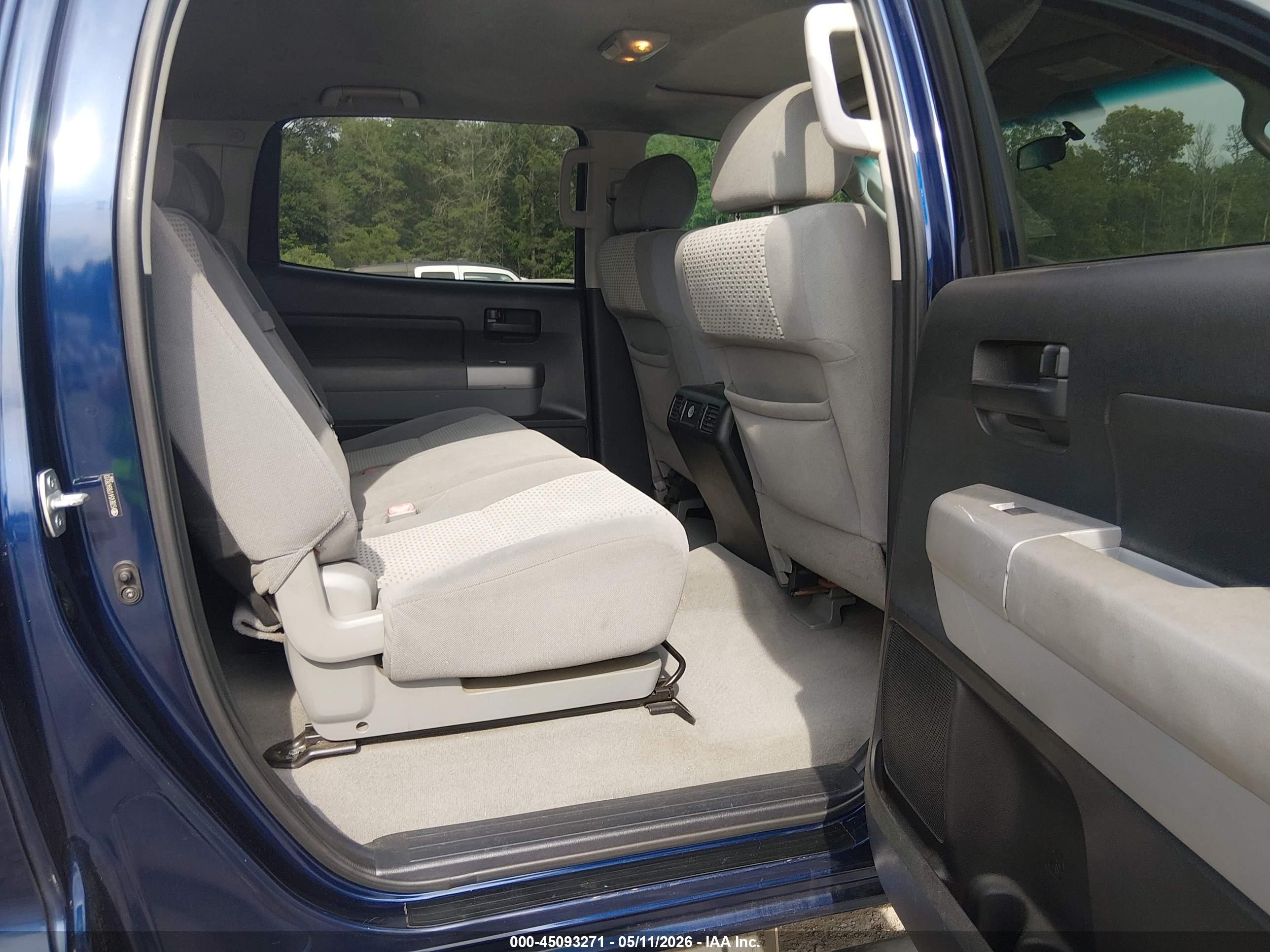 2008 Toyota Tundra Sr5 5.7l V8 Dark Blue vin: 5TBEV54178S478313