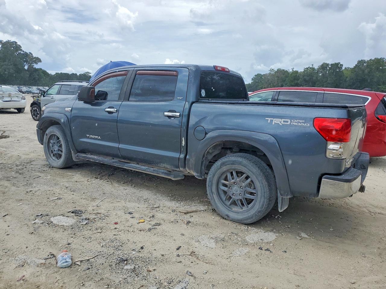 2008 Toyota Tundra Sr5 Gray vin: 5TBEV54188S474111