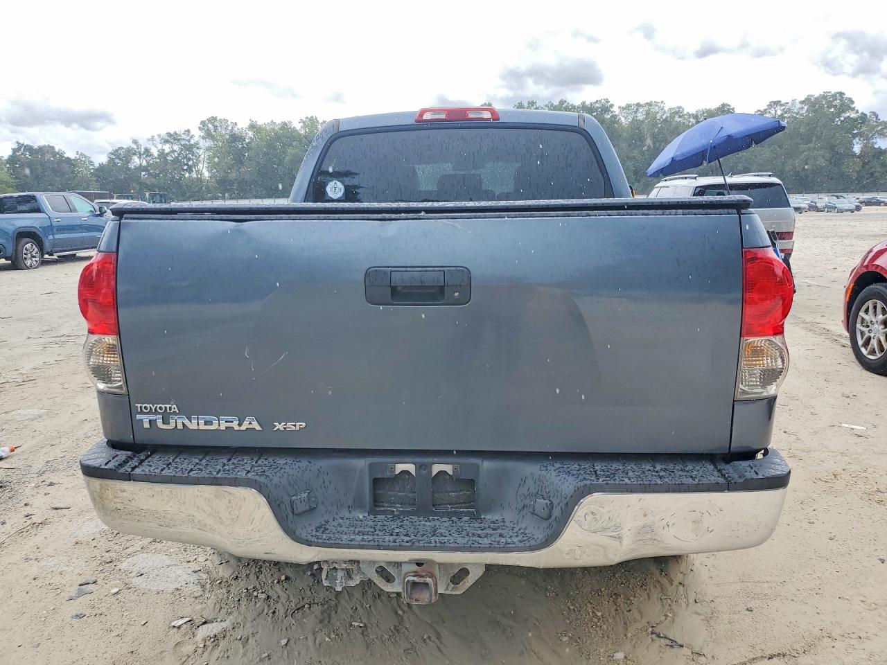 2008 Toyota Tundra Sr5 Gray vin: 5TBEV54188S474111