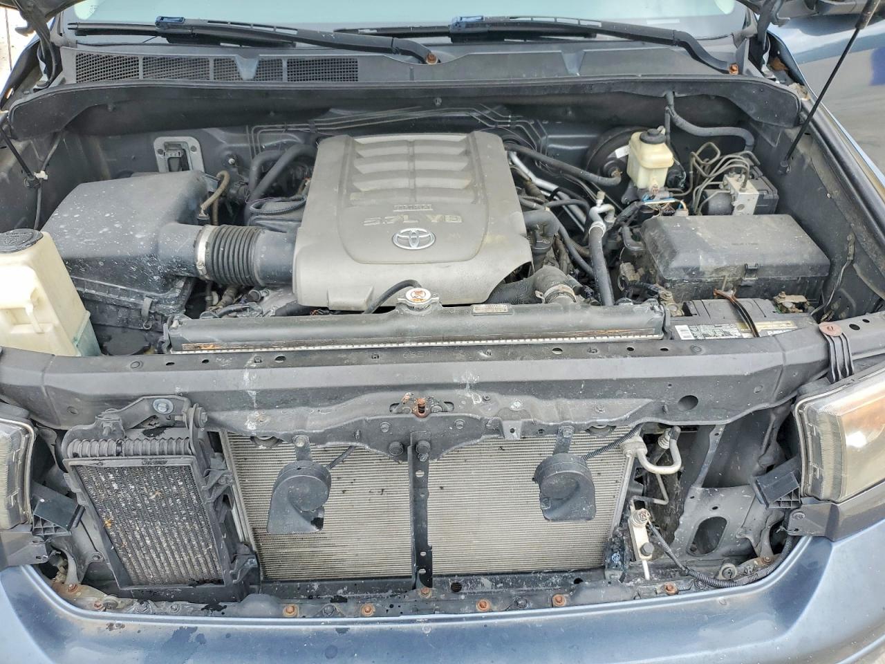 2008 Toyota Tundra Sr5 Gray vin: 5TBEV54188S474111