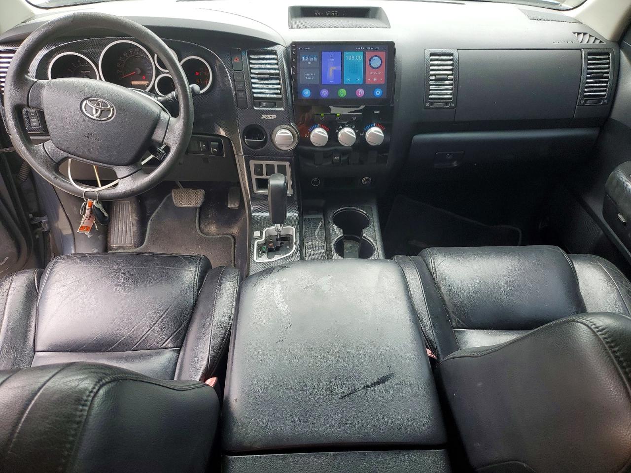 2008 Toyota Tundra Sr5 Gray vin: 5TBEV54188S474111