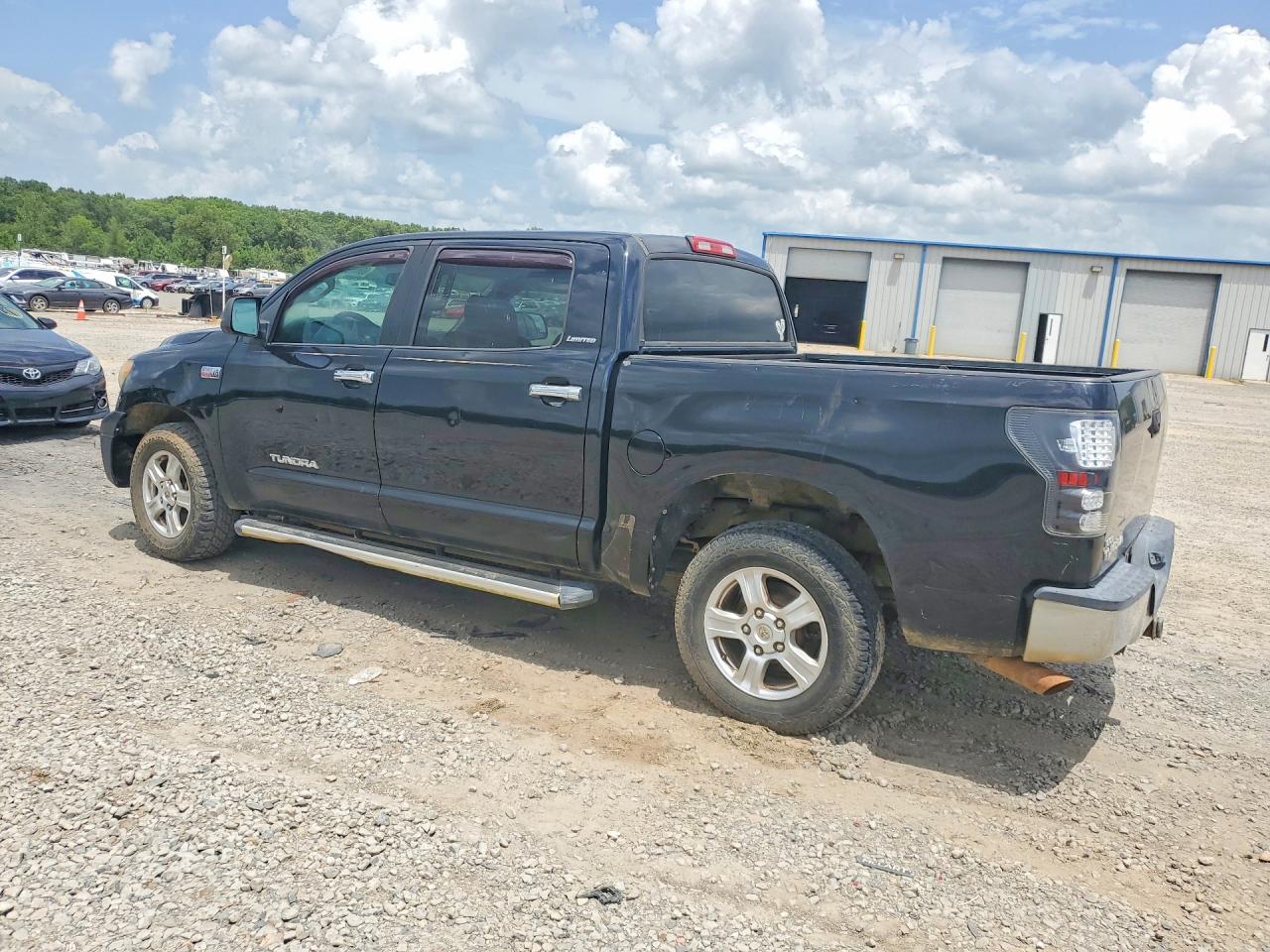 2007 Toyota Tundra Crewmax Limited Black vin: 5TBEV58167S460443