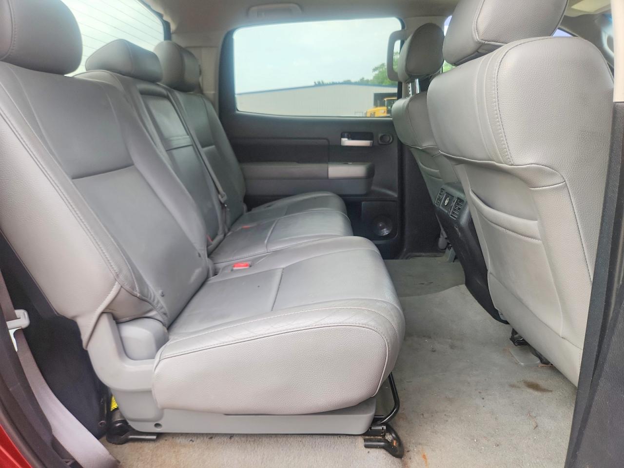2007 Toyota Tundra Crewmax Limited Burgundy vin: 5TBEV58177S463142