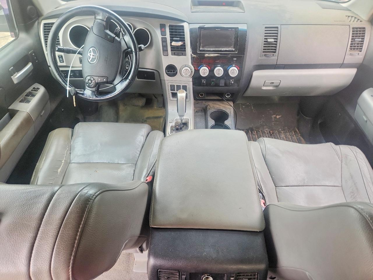 2007 Toyota Tundra Crewmax Limited Burgundy vin: 5TBEV58177S463142