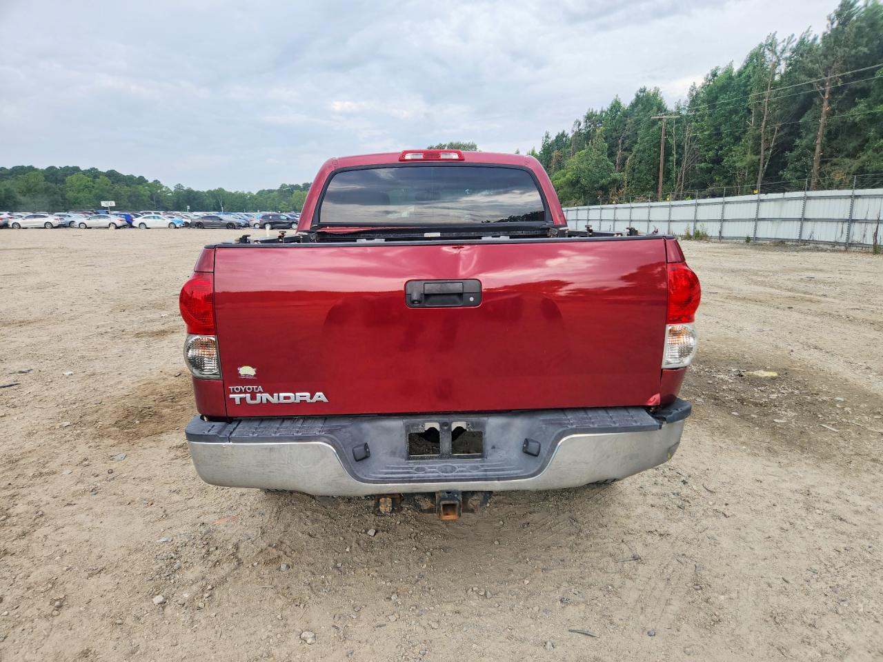 2007 Toyota Tundra Crewmax Limited Burgundy vin: 5TBEV58177S463142