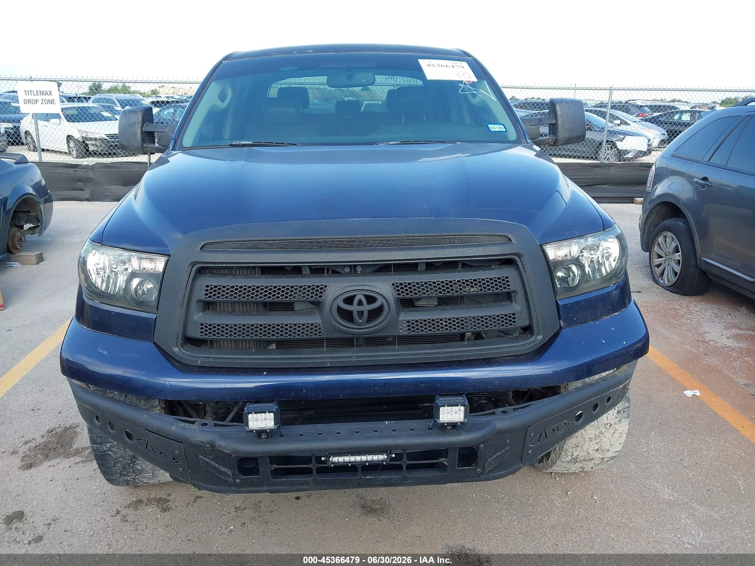 2007 Toyota Tundra Limited 5.7l V8 Blue vin: 5TBEV58187S454479