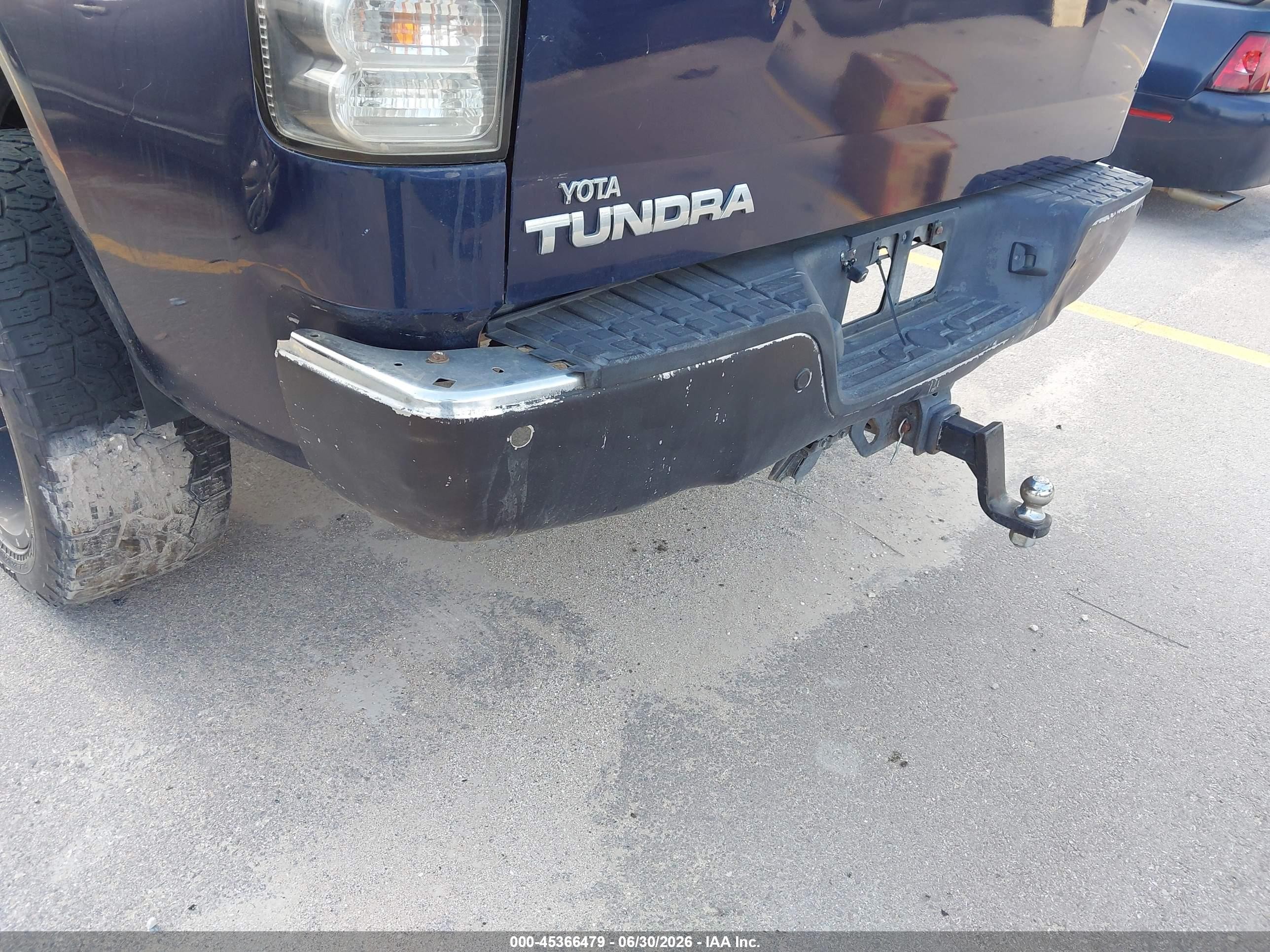 2007 Toyota Tundra Limited 5.7l V8 Blue vin: 5TBEV58187S454479