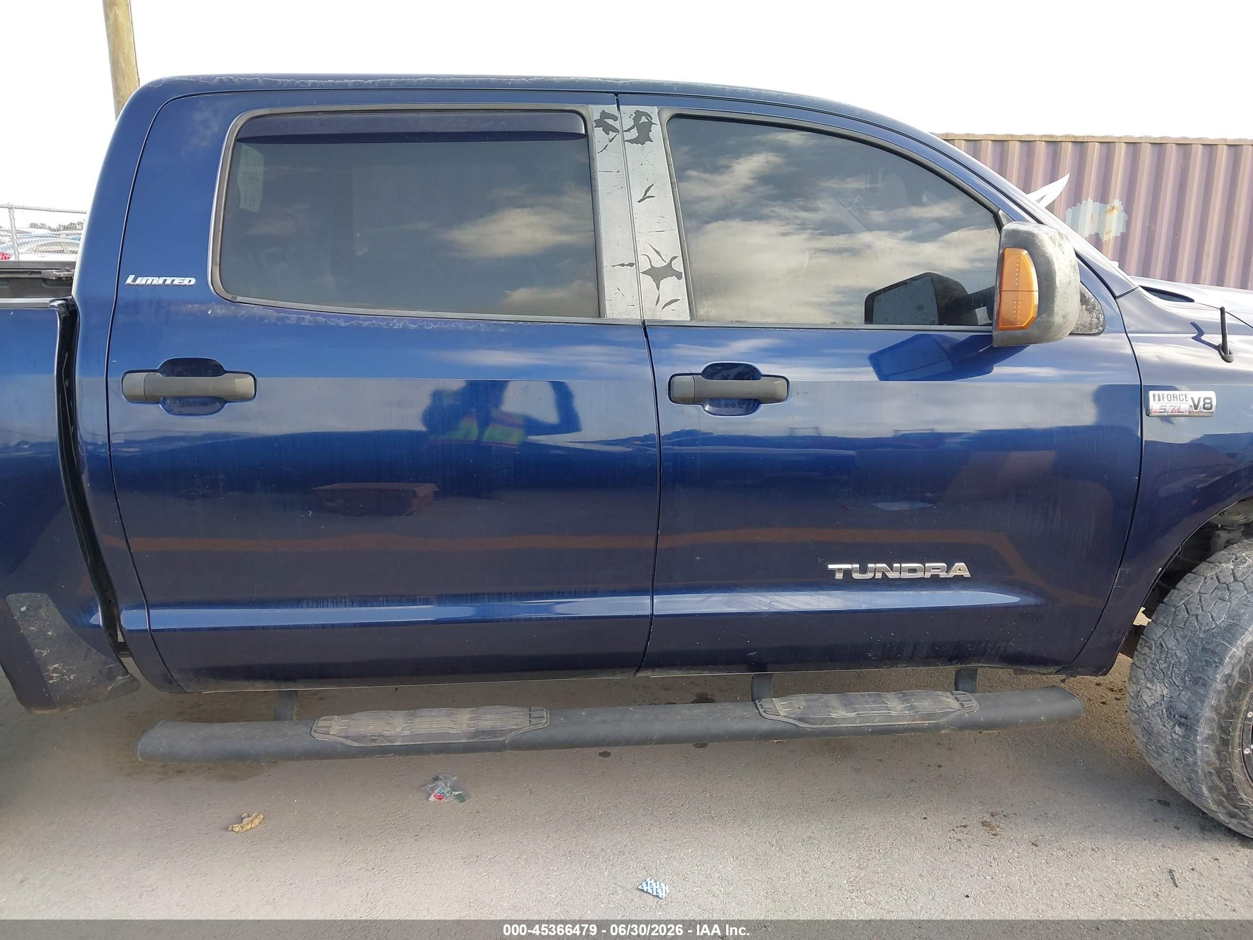 2007 Toyota Tundra Limited 5.7l V8 Blue vin: 5TBEV58187S454479