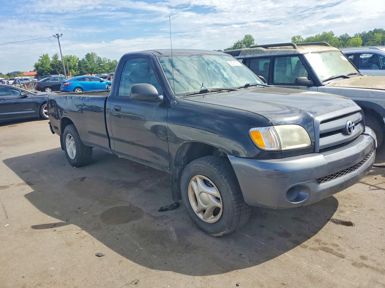 2003 Toyota Tundra Base Black vin: 5TBJN32103S374082