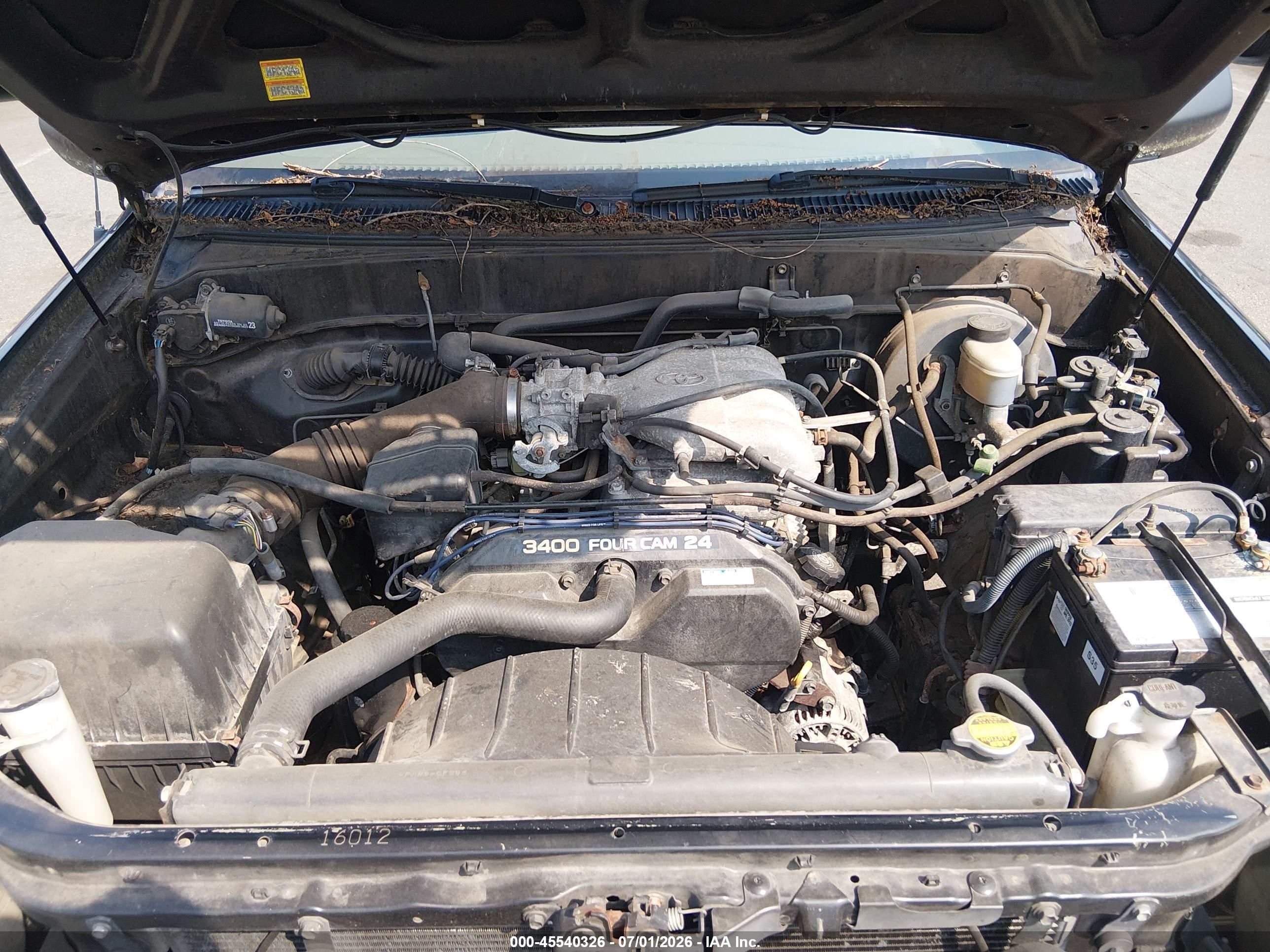 2001 Toyota Tundra   Черный vin: 5TBJN32141S184802