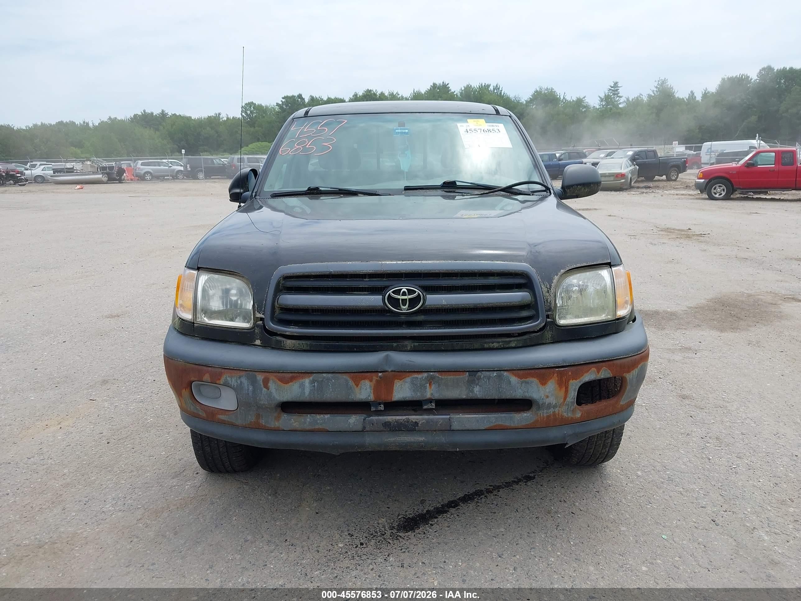 2001 Toyota Tundra   Black vin: 5TBJN32161S168049