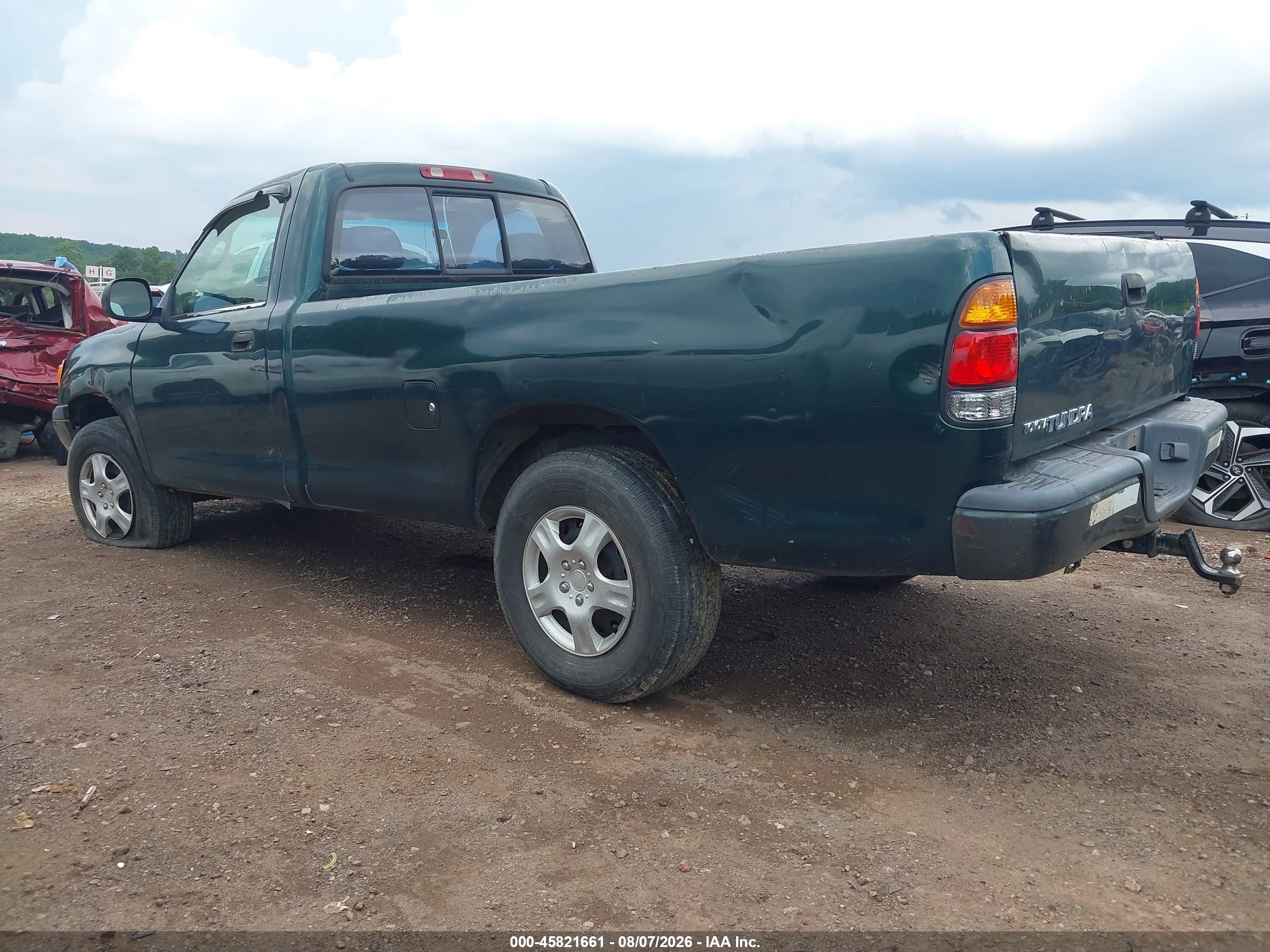 2001 Toyota Tundra   Green vin: 5TBJN32191S185993