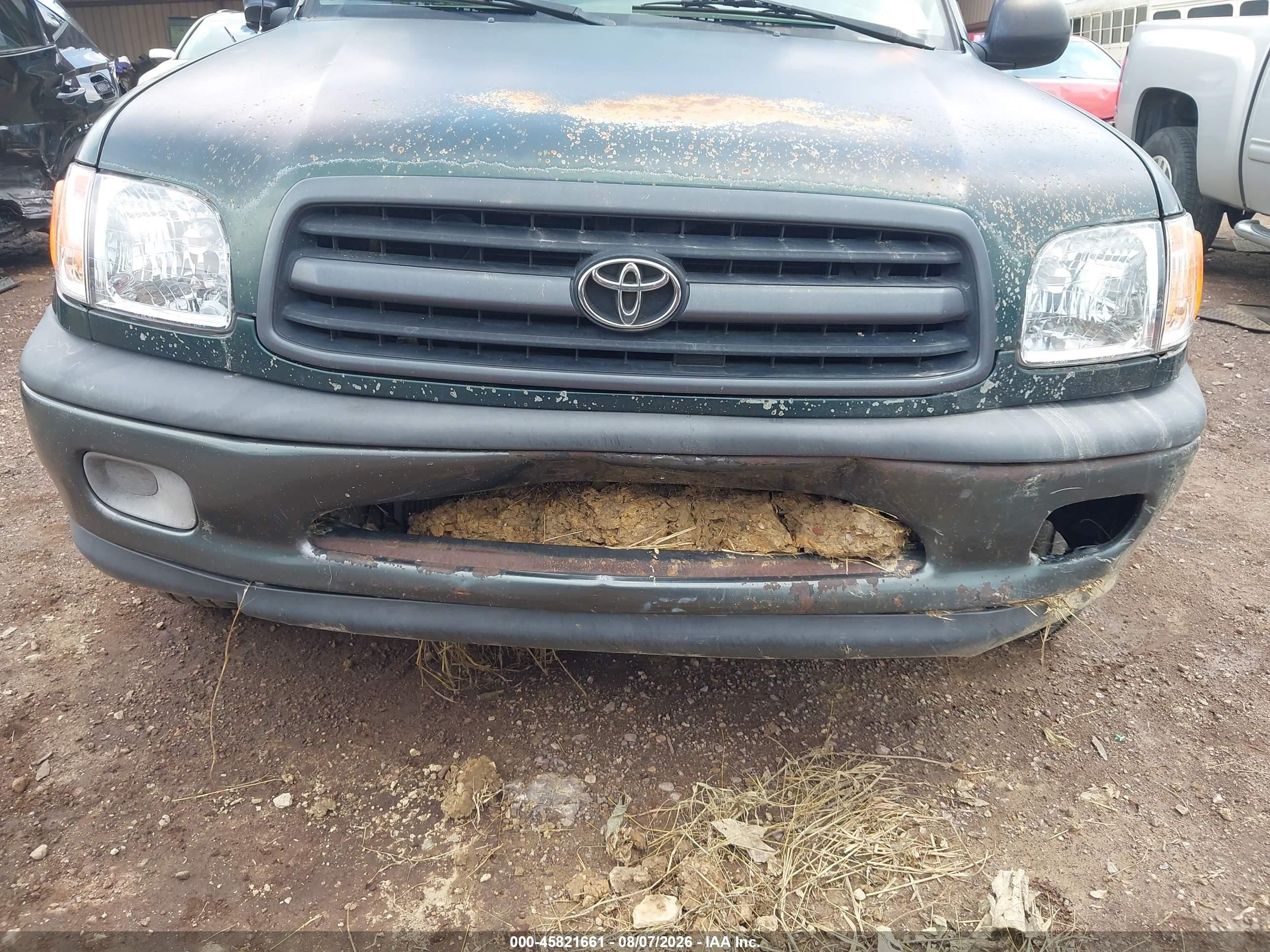2001 Toyota Tundra   Green vin: 5TBJN32191S185993