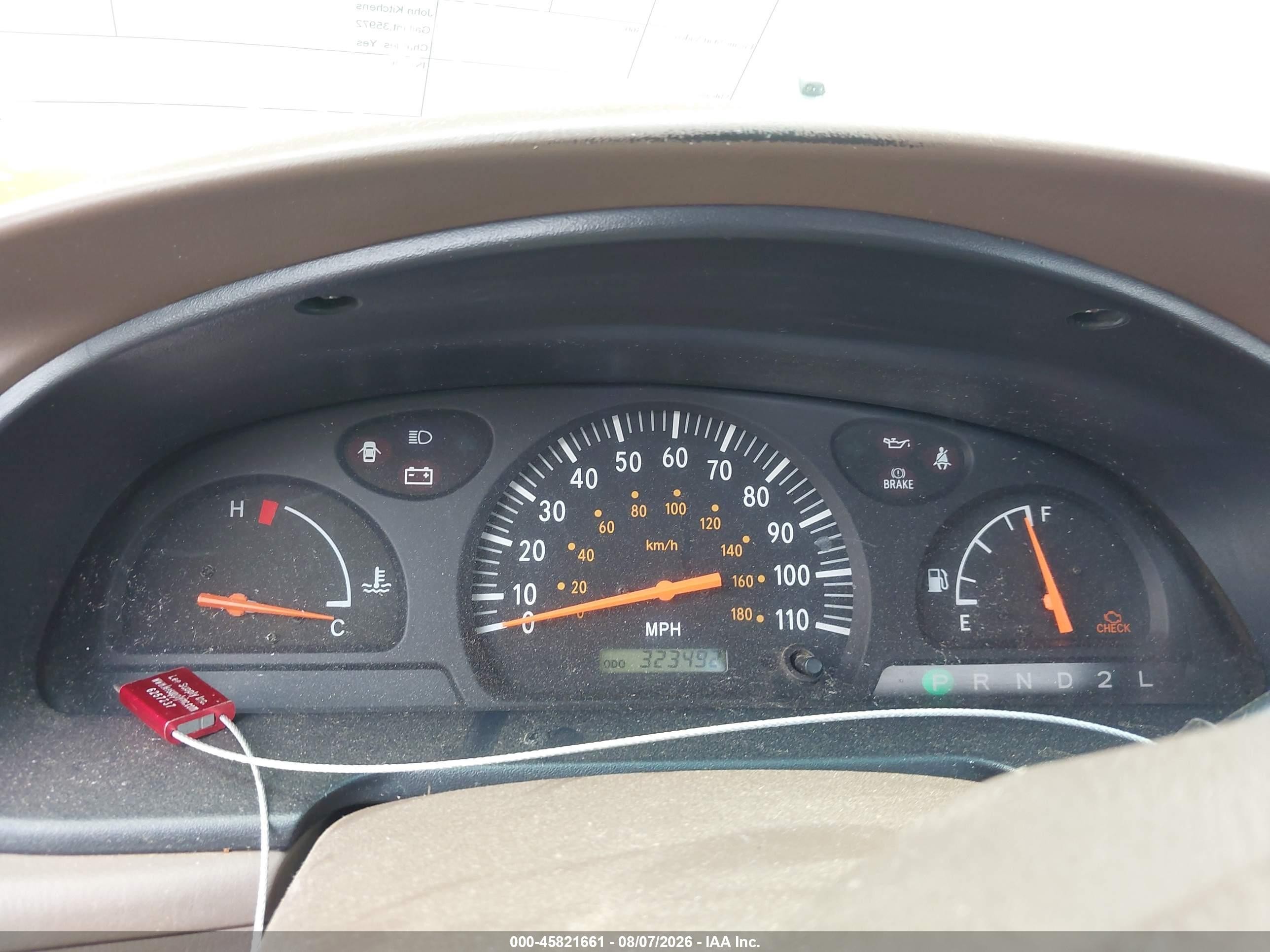 2001 Toyota Tundra   Green vin: 5TBJN32191S185993