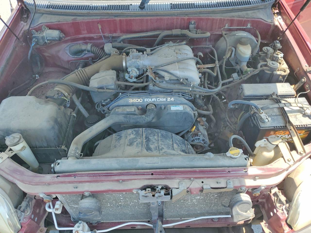 2002 Toyota Tundra Base Maroon vin: 5TBJN321X2S277003