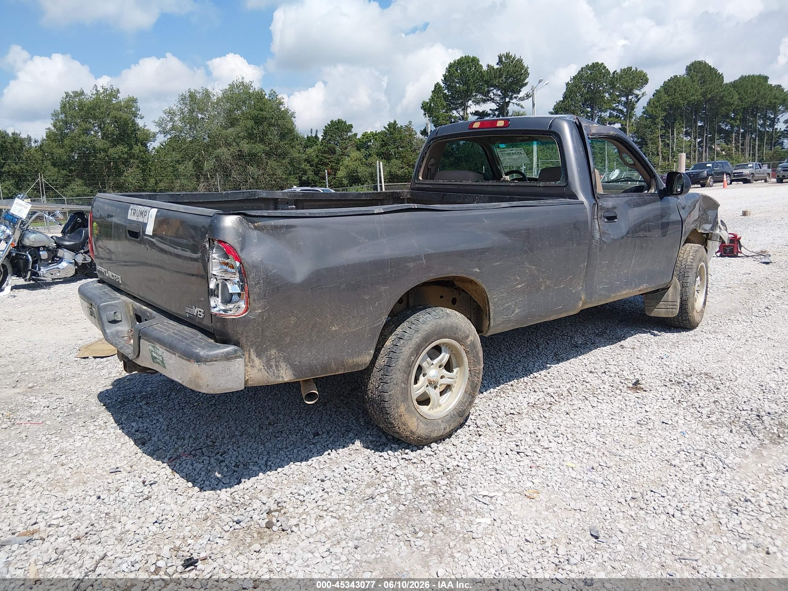 2006 Toyota Tundra Base V8 Gray vin: 5TBJT32166S477940
