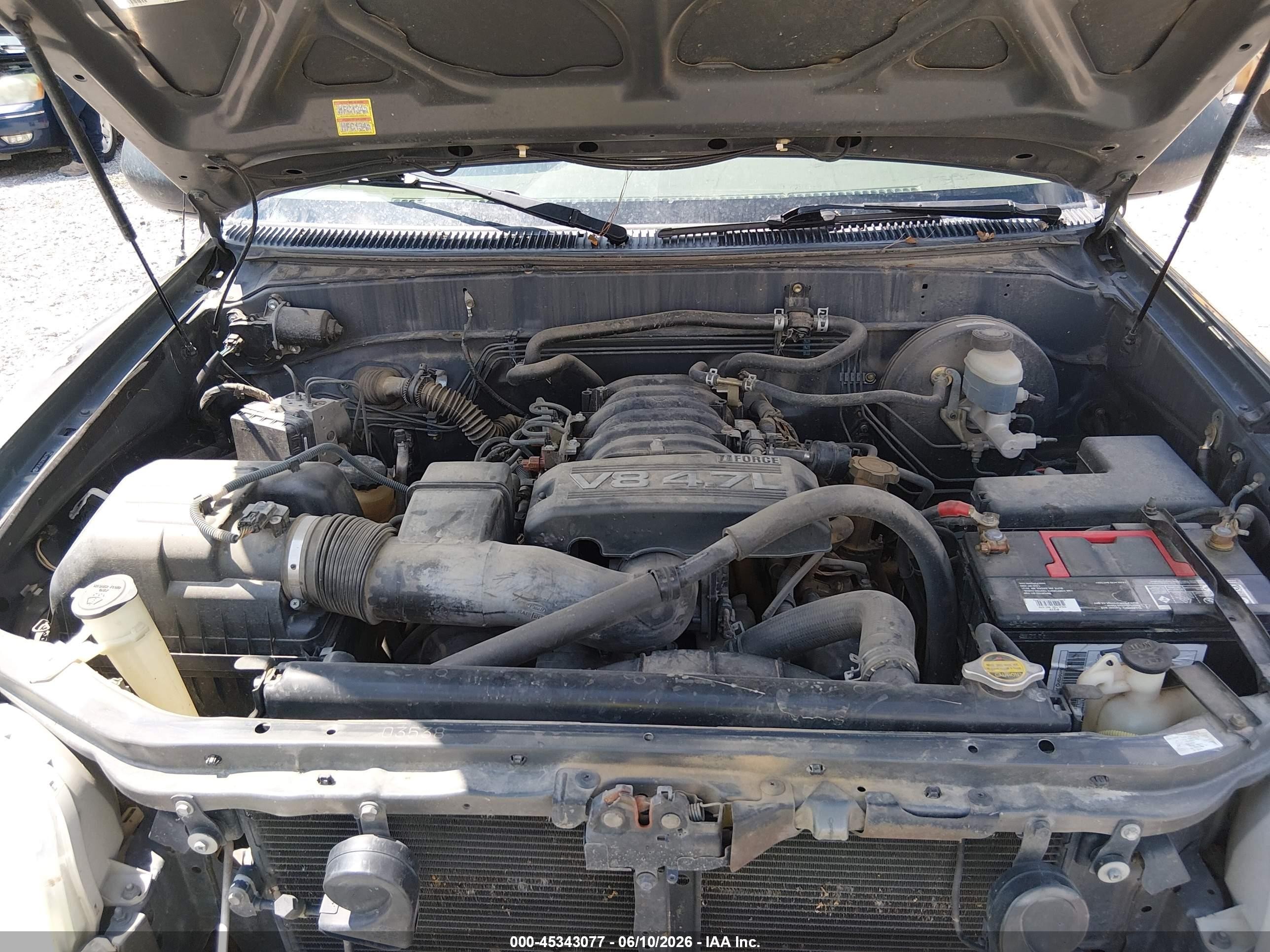2006 Toyota Tundra Base V8 Gray vin: 5TBJT32166S477940