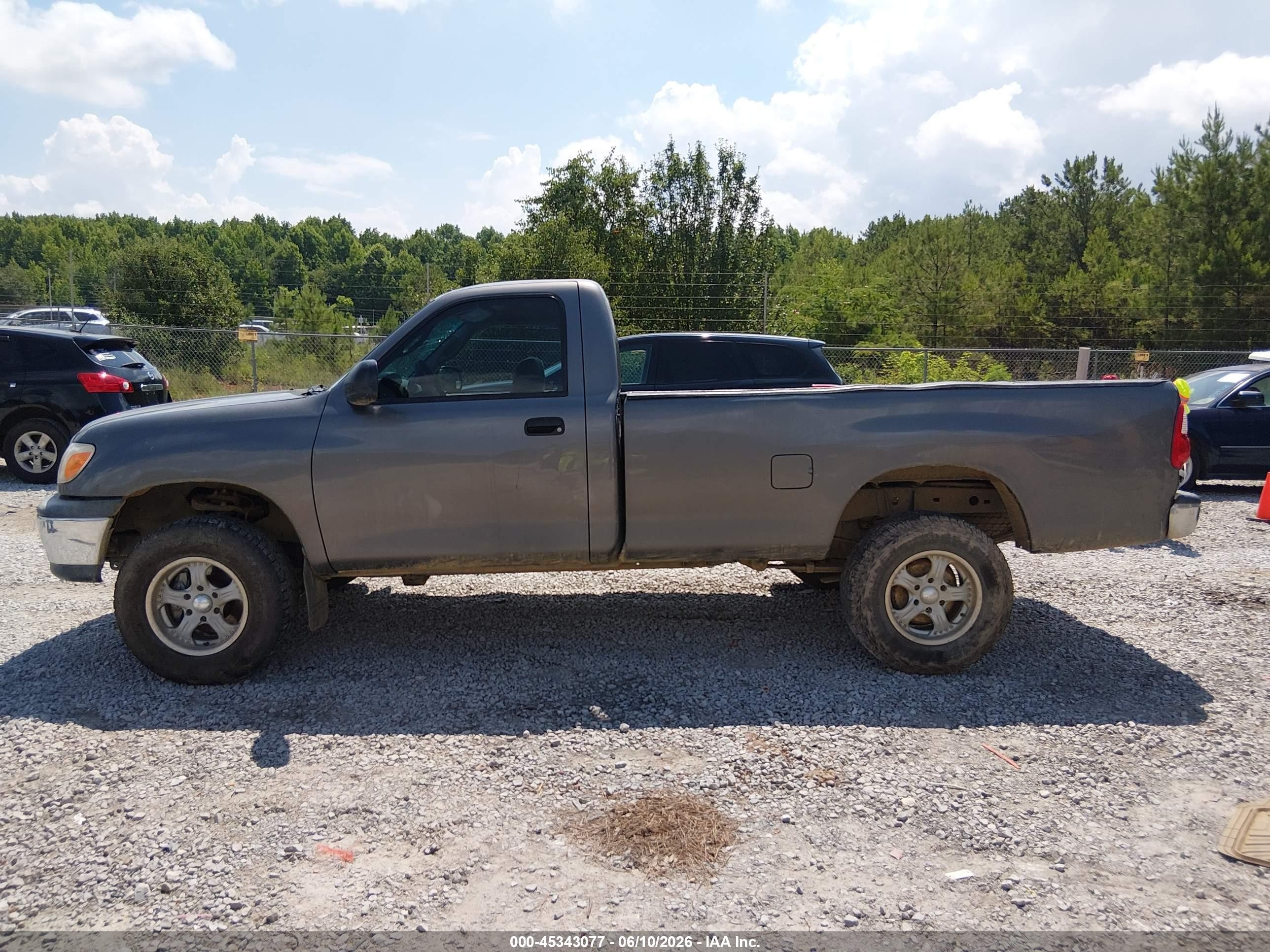 2006 Toyota Tundra Base V8 Gray vin: 5TBJT32166S477940