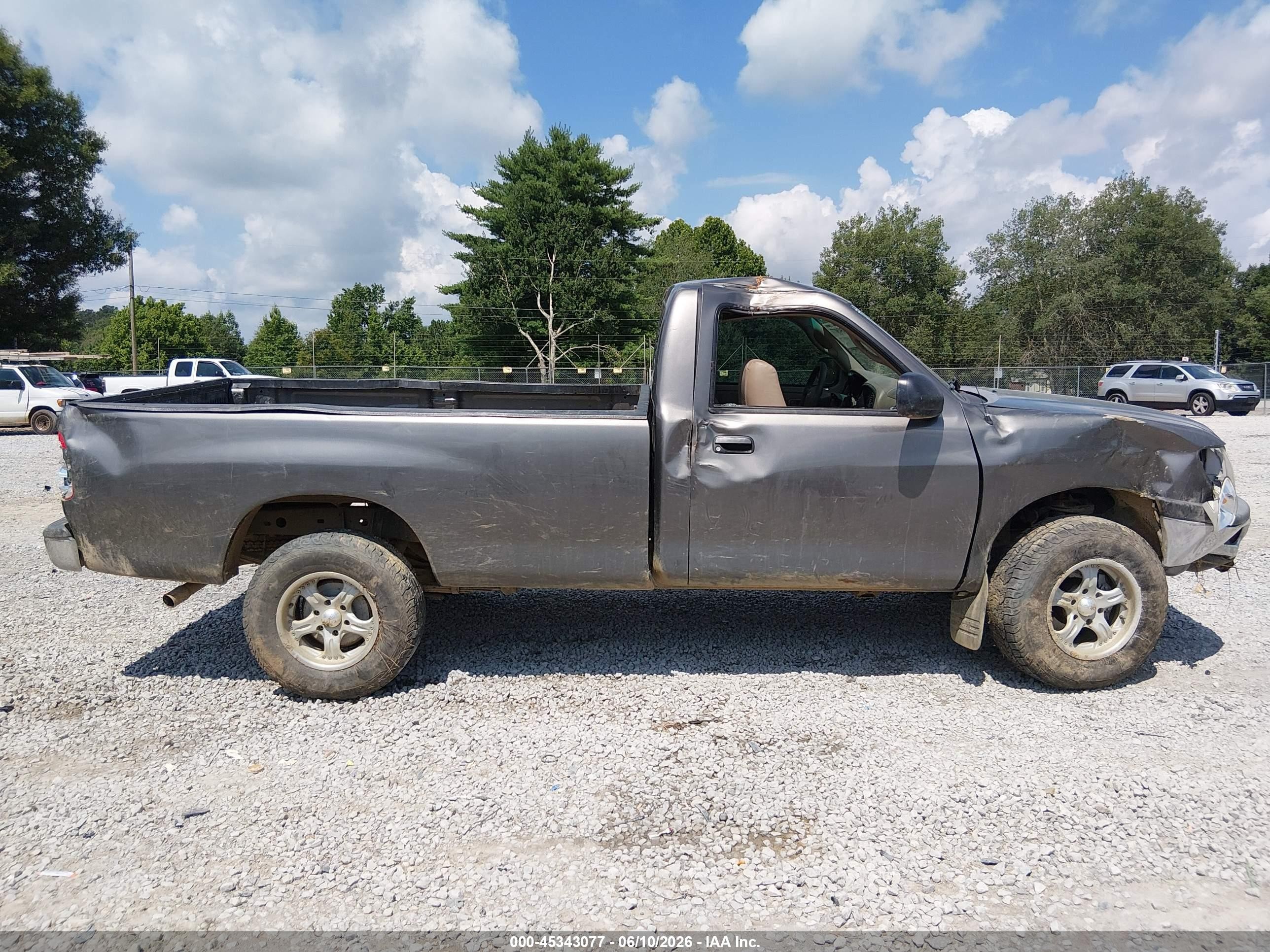 2006 Toyota Tundra Base V8 Gray vin: 5TBJT32166S477940